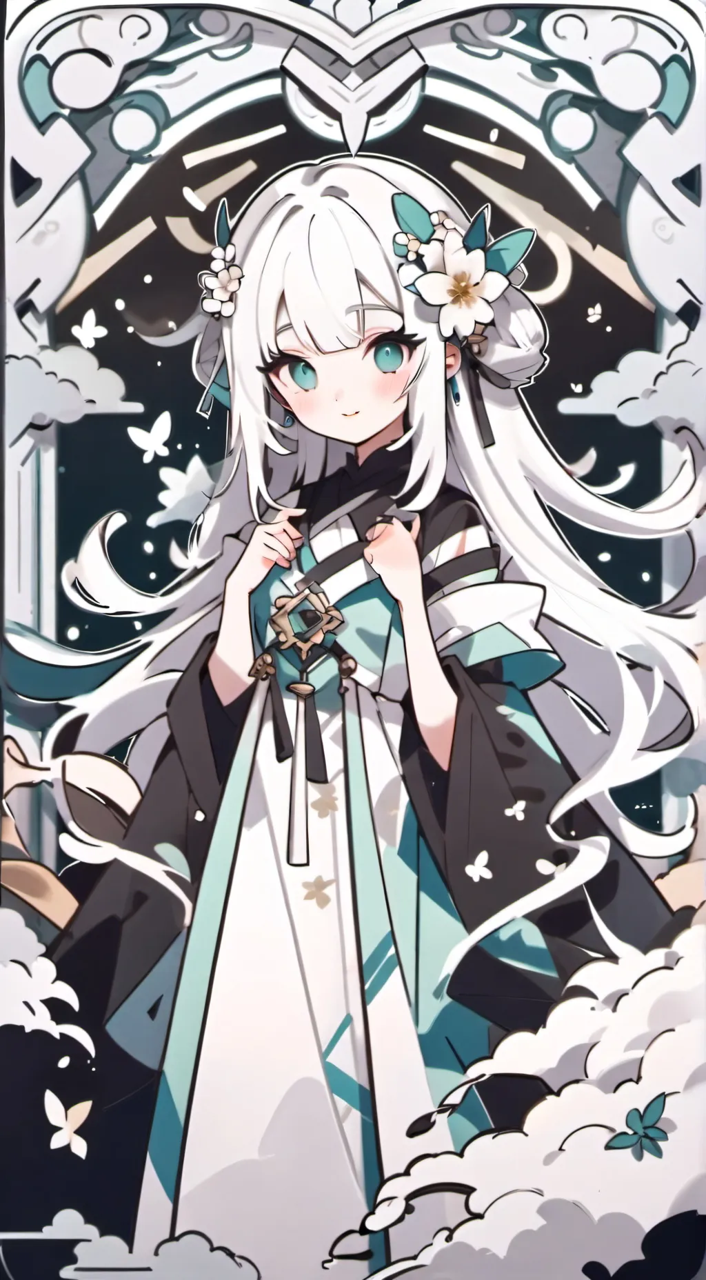 ai character: Focus background