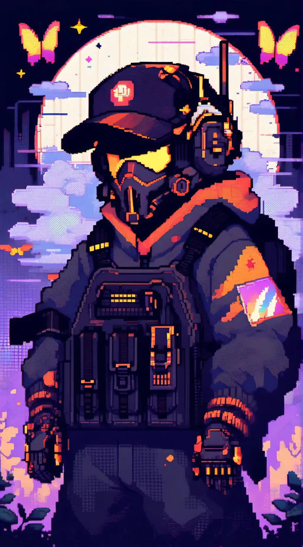 ai character: M. D background