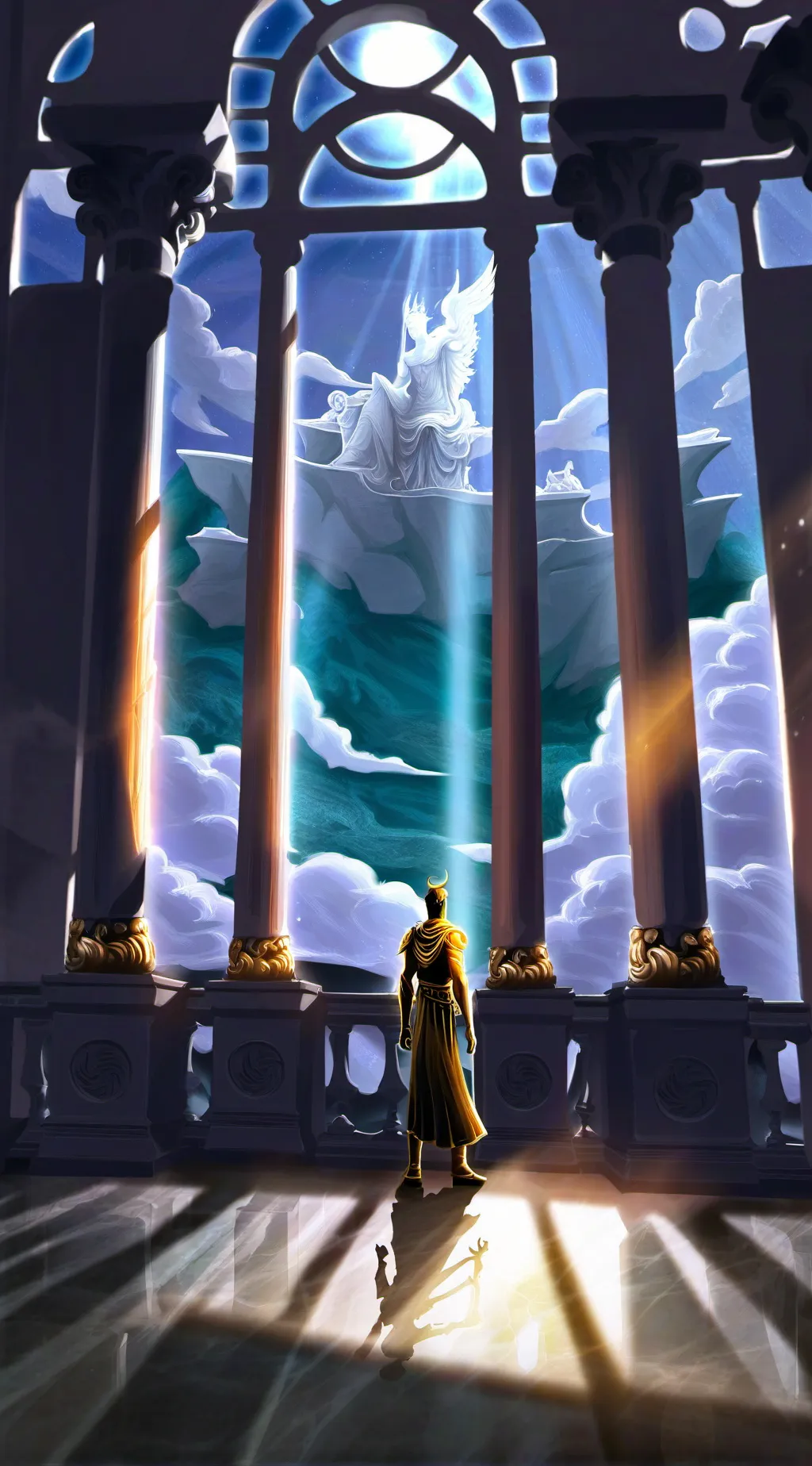 ai character: Greek pantheon background