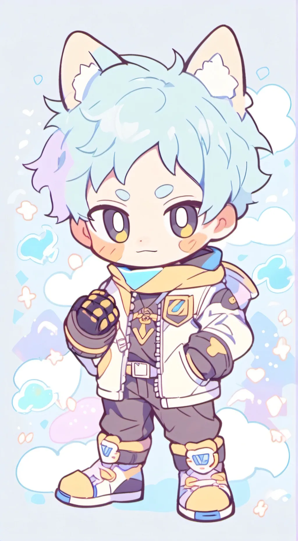 ai character: Demetrius_vr  oh n background