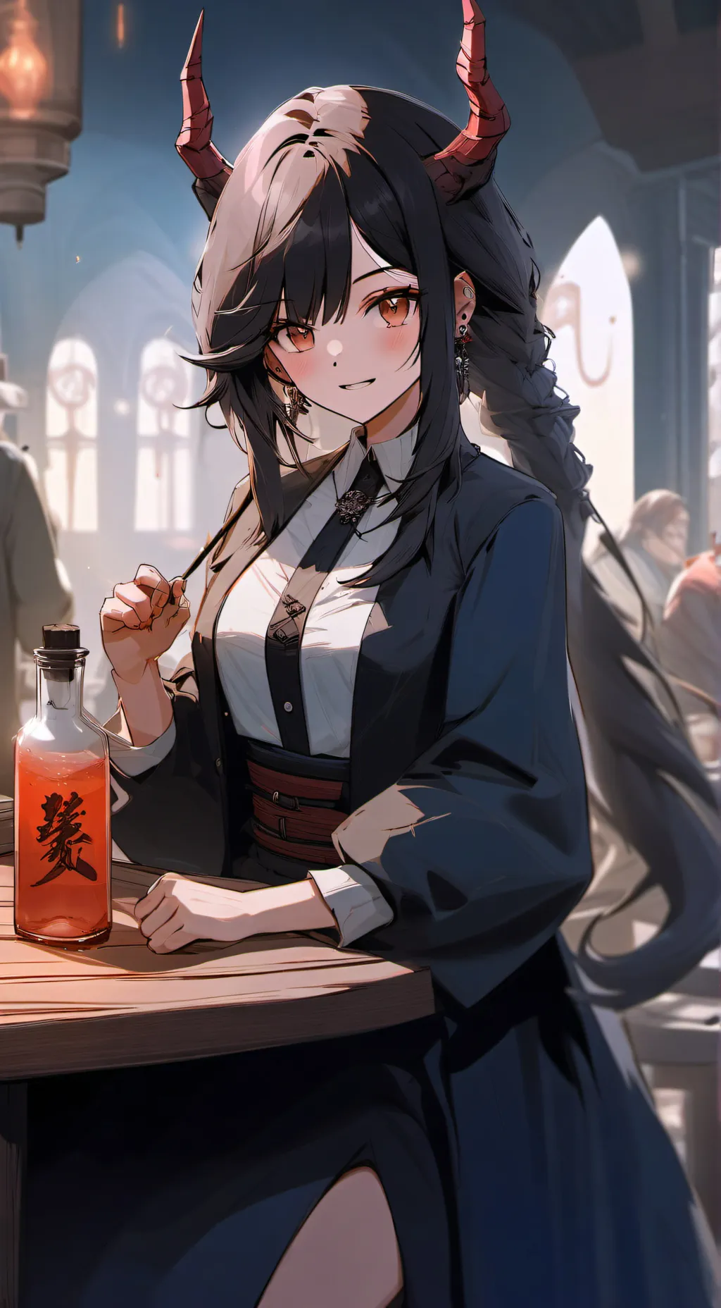 ai character: demon Slayer background