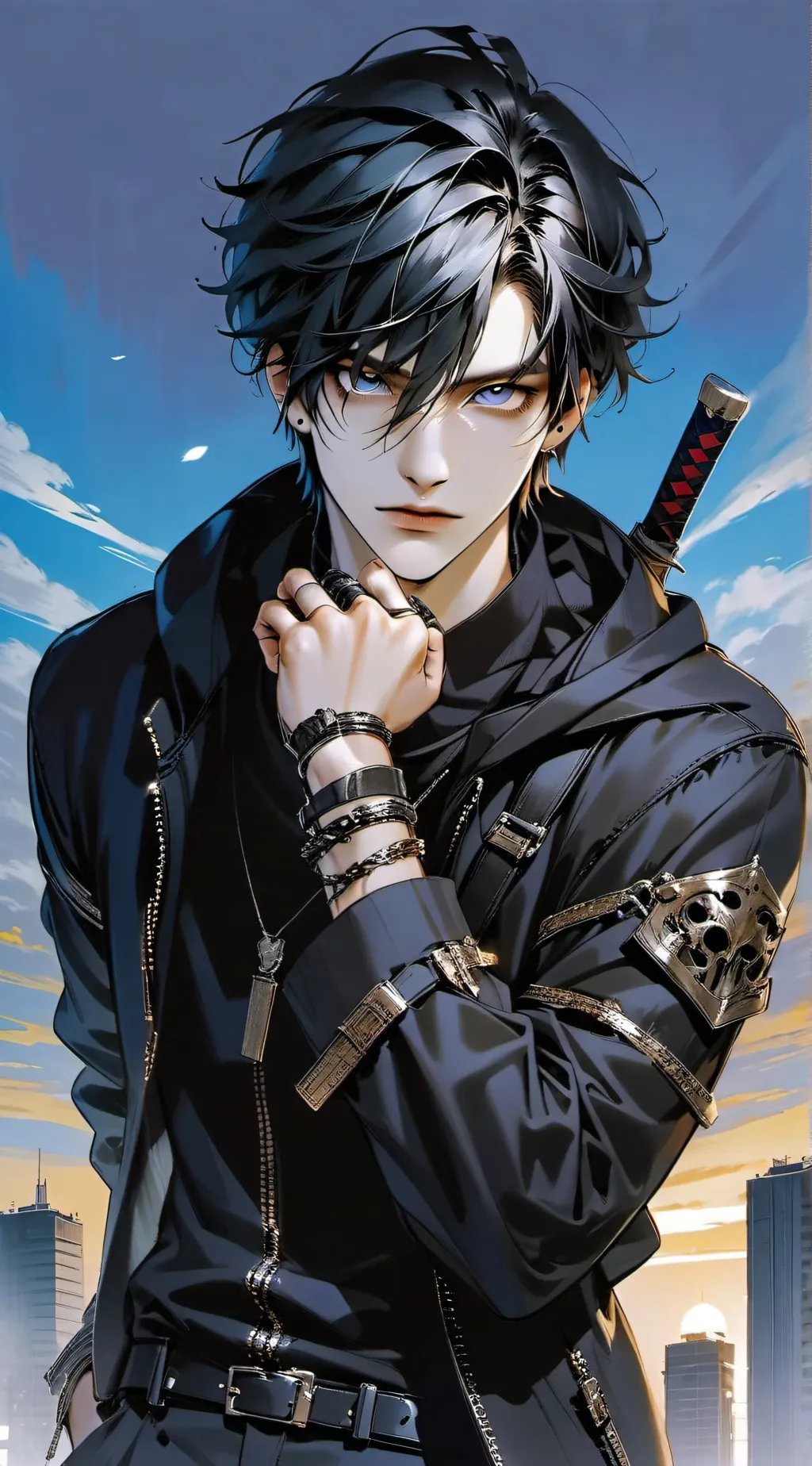 ai character: Ashton  background