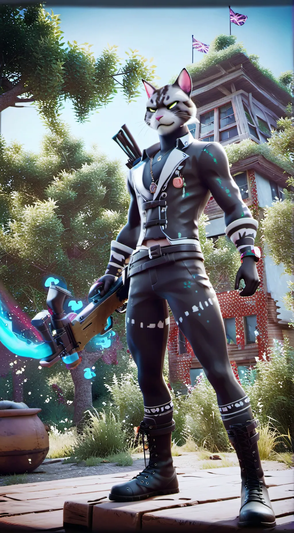 ai character: meowdas background