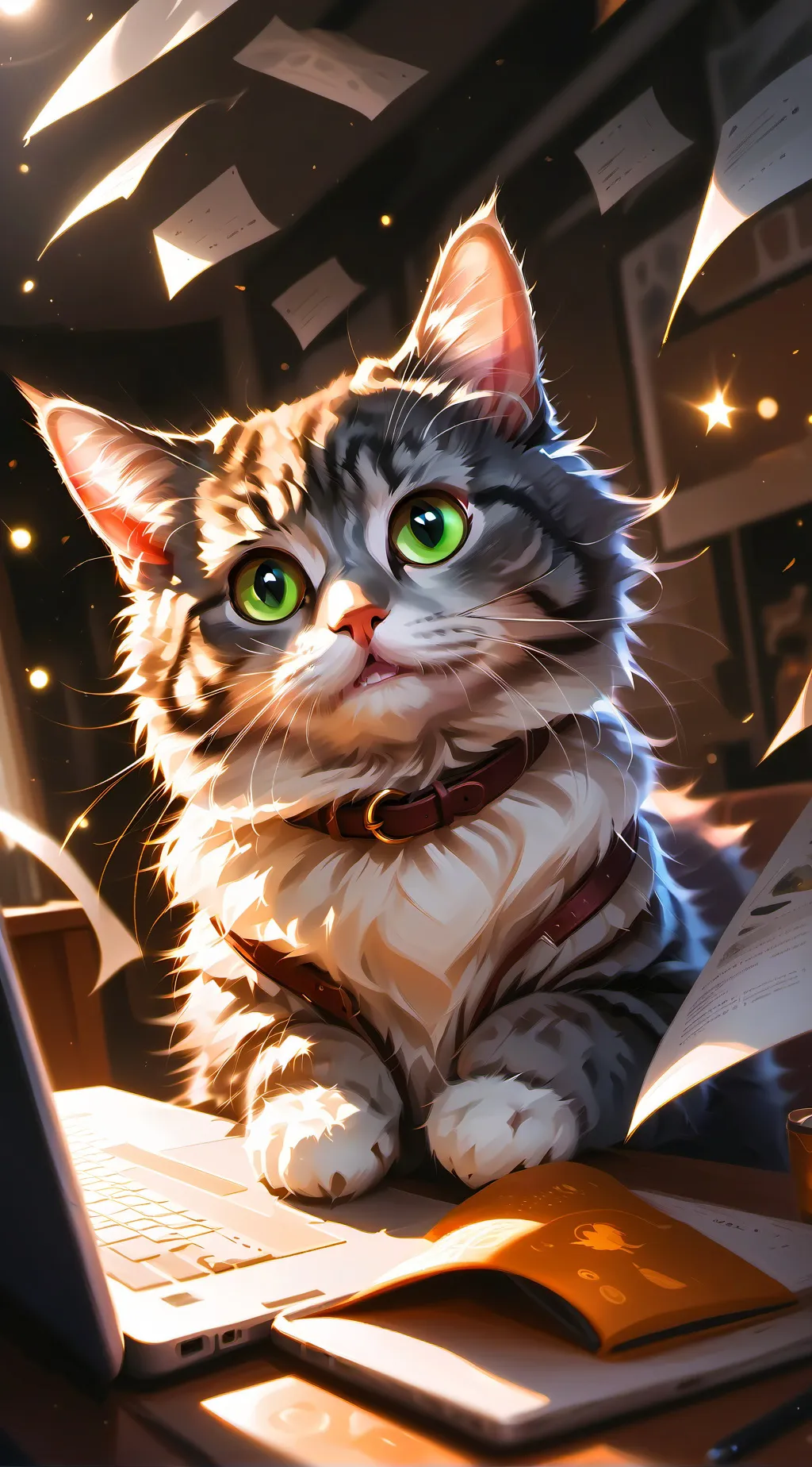 ai character: Fuzzbyte background