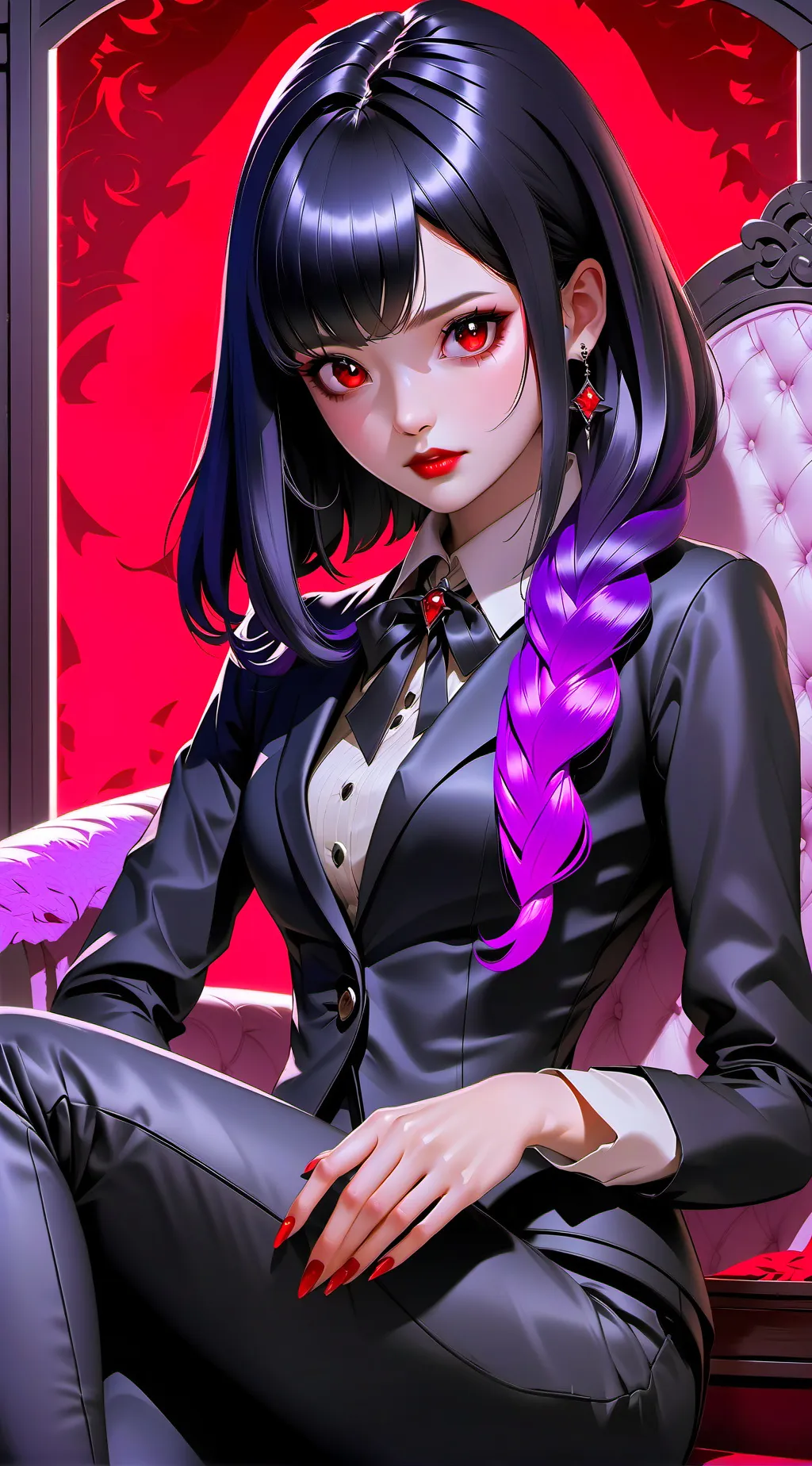 ai character: Katie  background