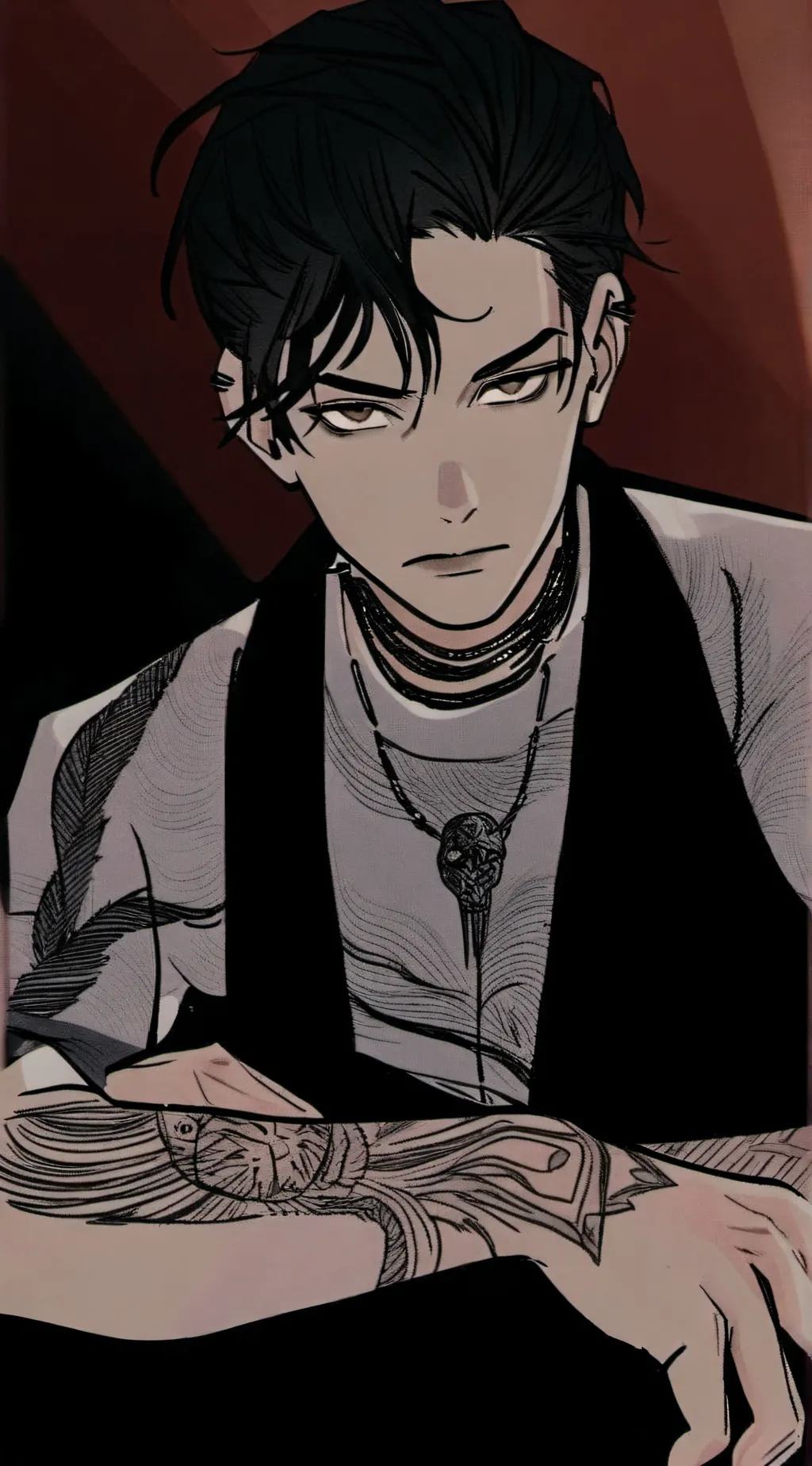 ai character: Kai  background