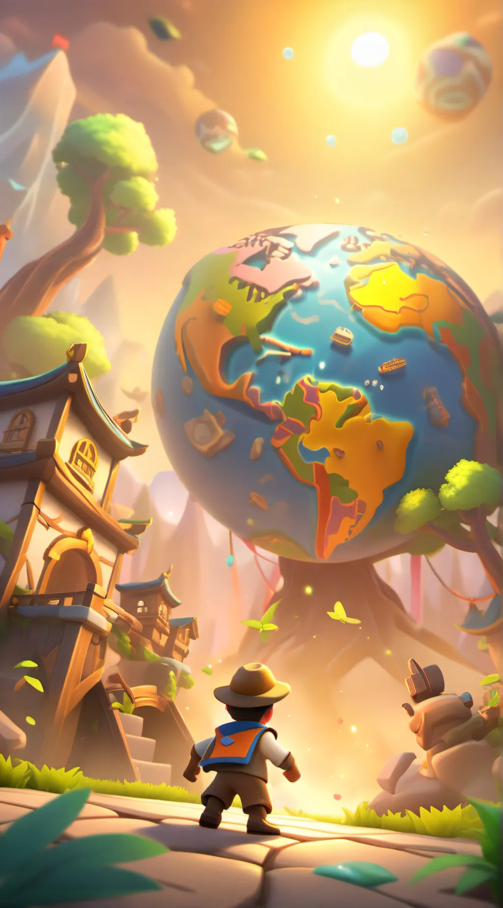 ai character: country humans background