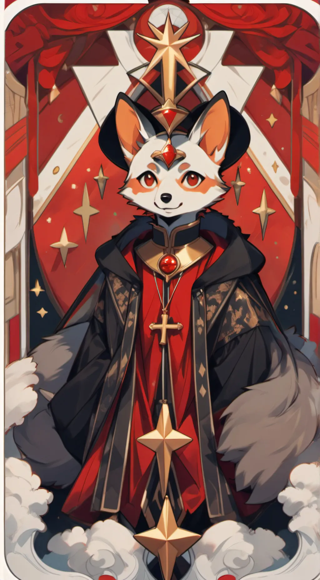 ai character: gay furry background