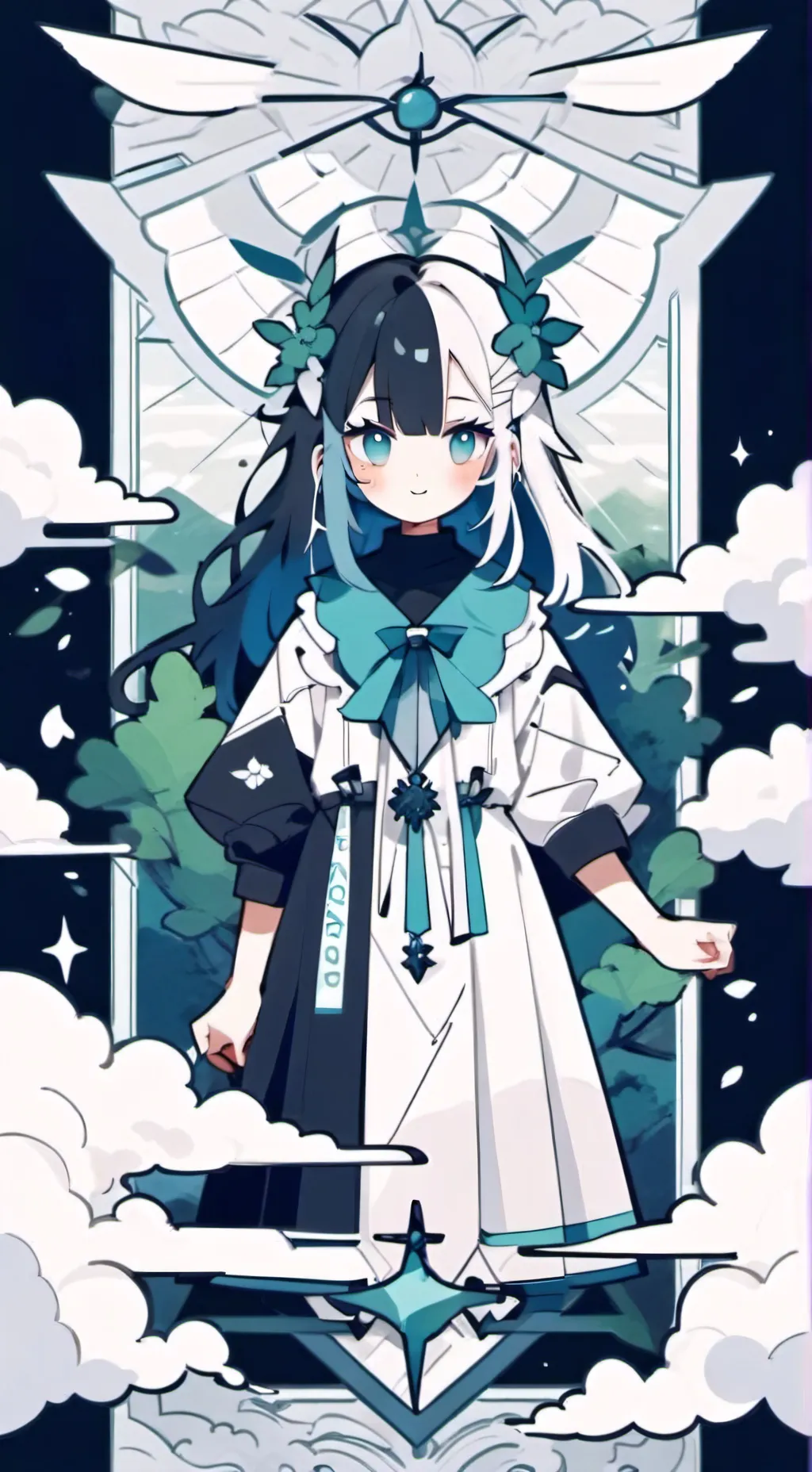 ai character: Luna background