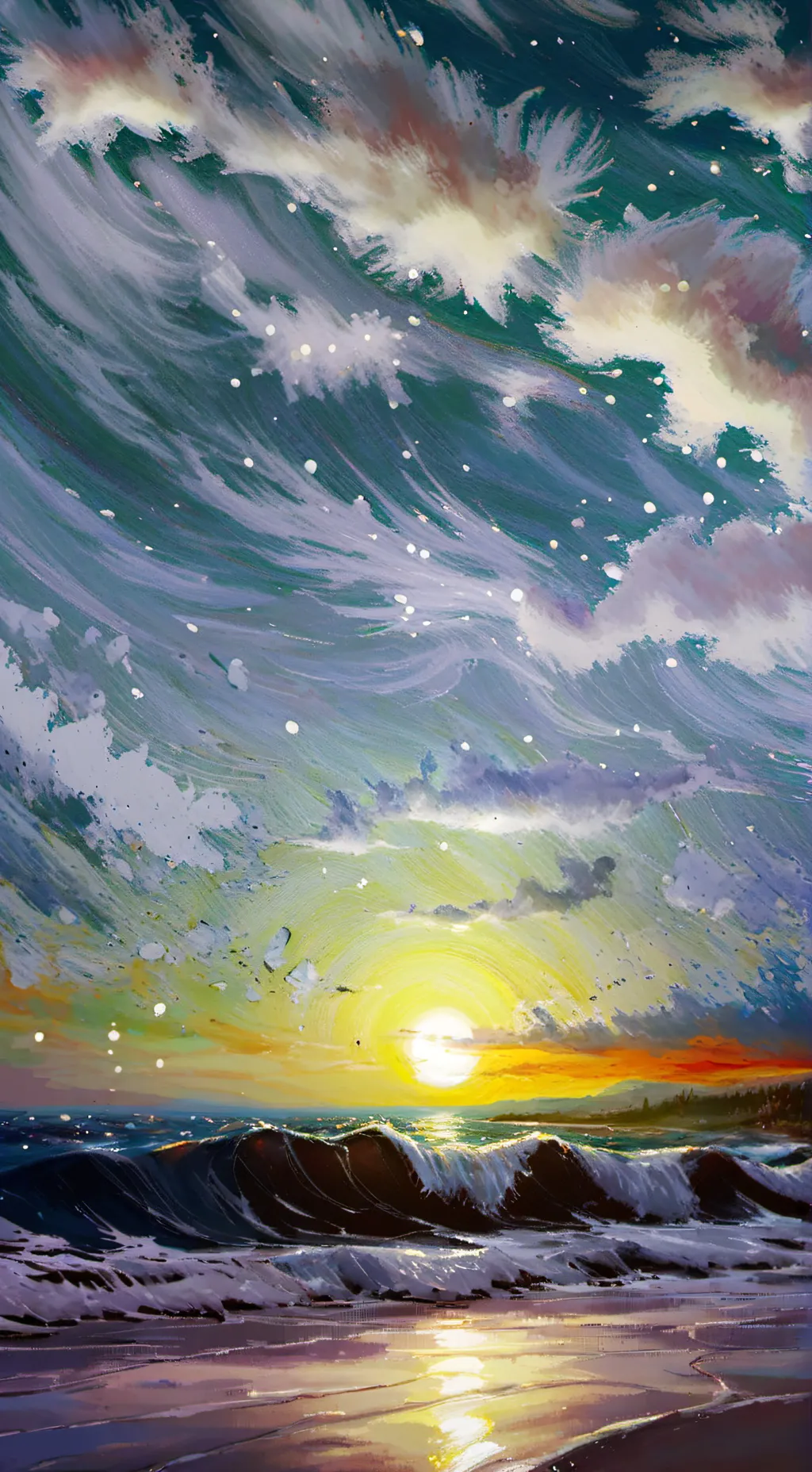 ai character: Tv woman background