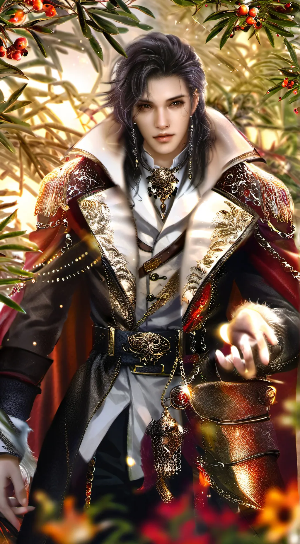 ai character: Рон background