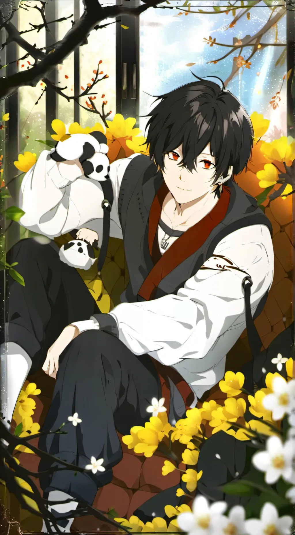 ai character: Leonardo background