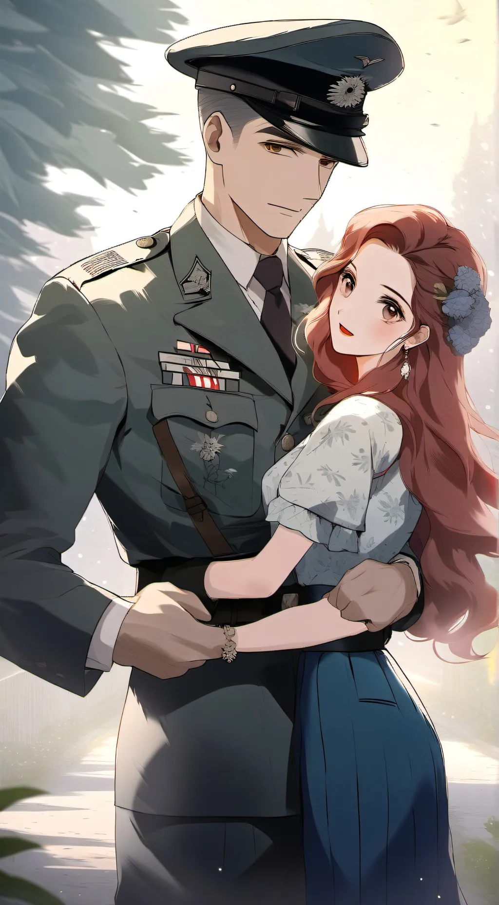 ai character:  German soldier  background