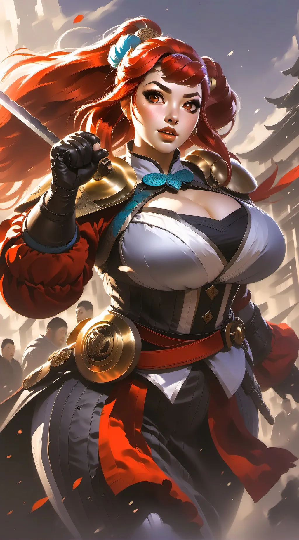 ai character: ana woop MHA background