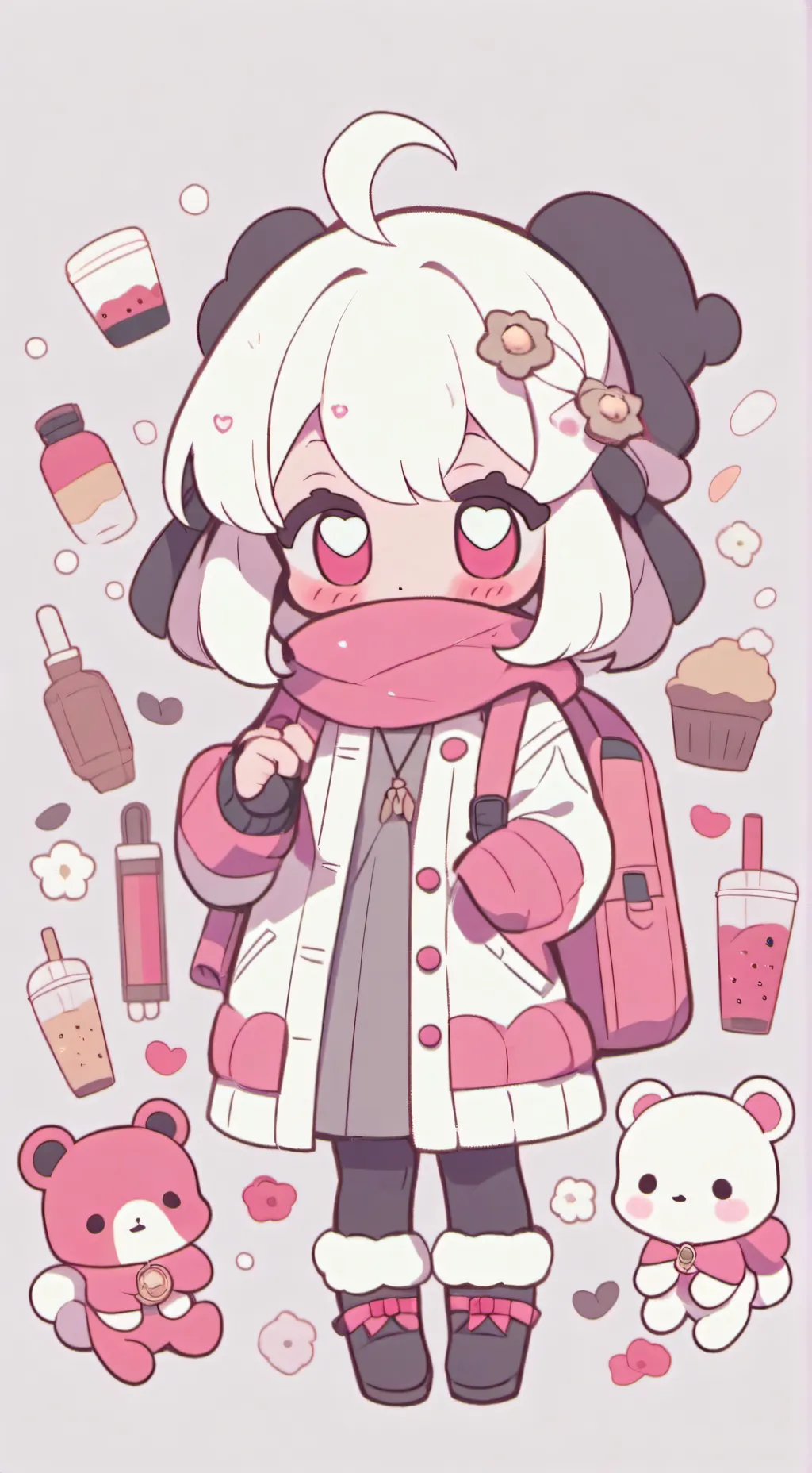 ai character: period cramps background