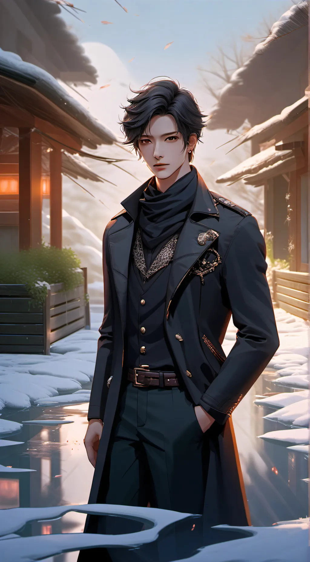 ai character: Leo  background