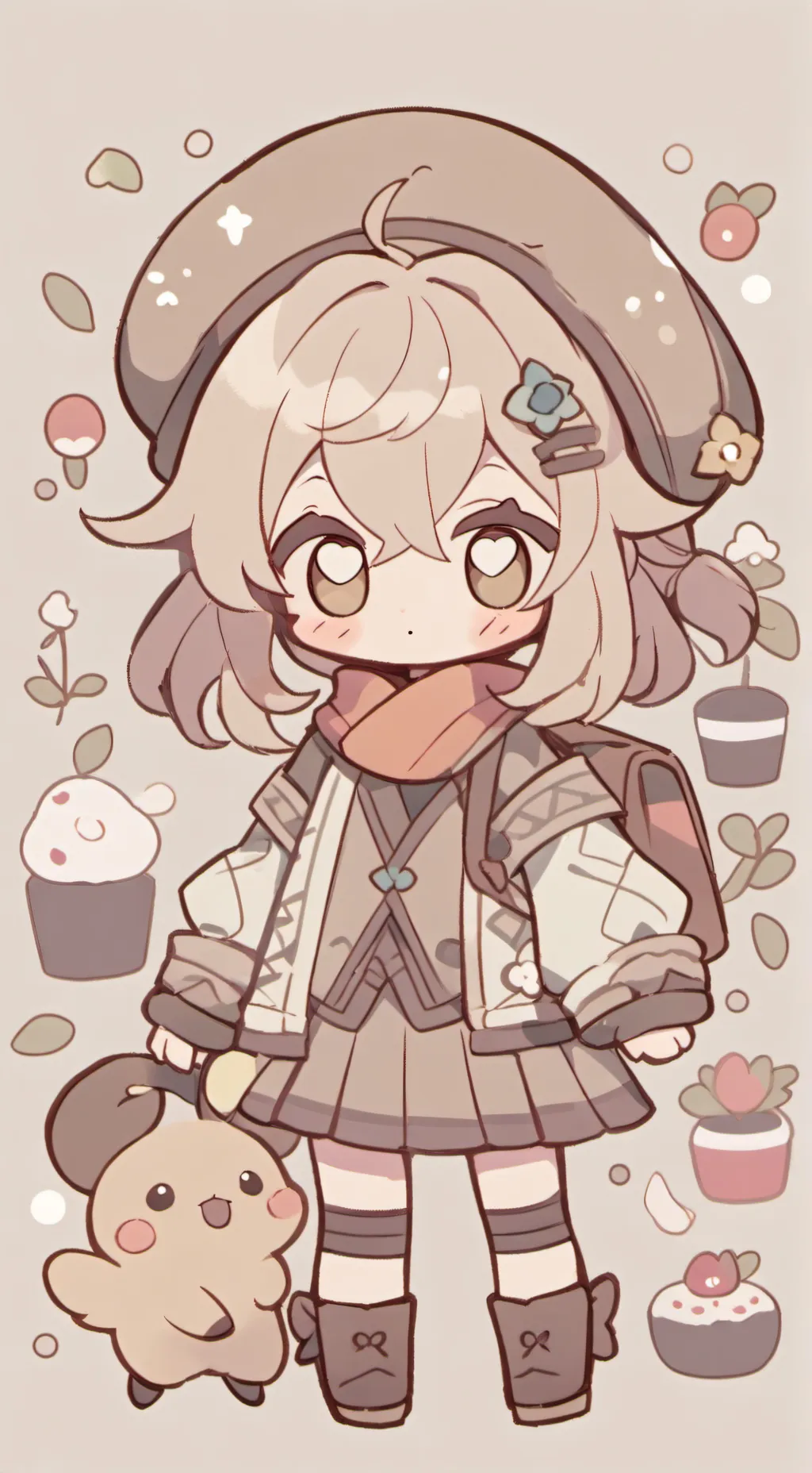 ai character: lily background