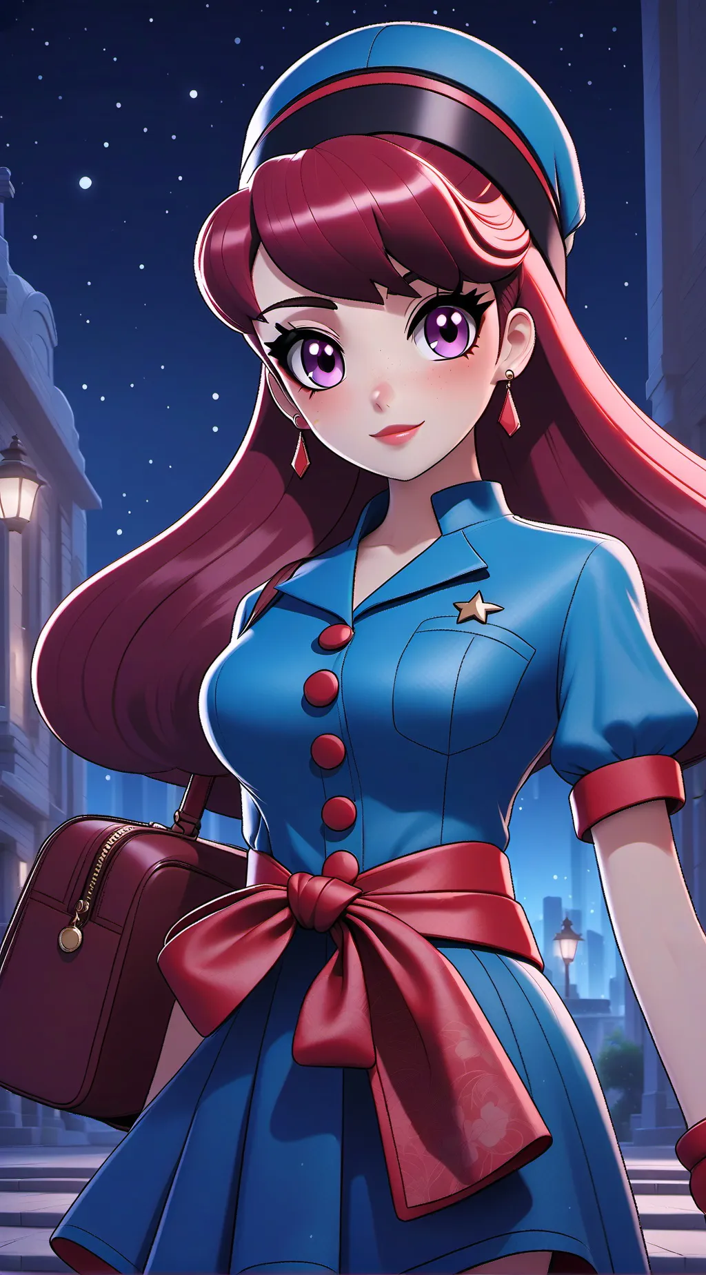 ai character: 11 Glitch hh background