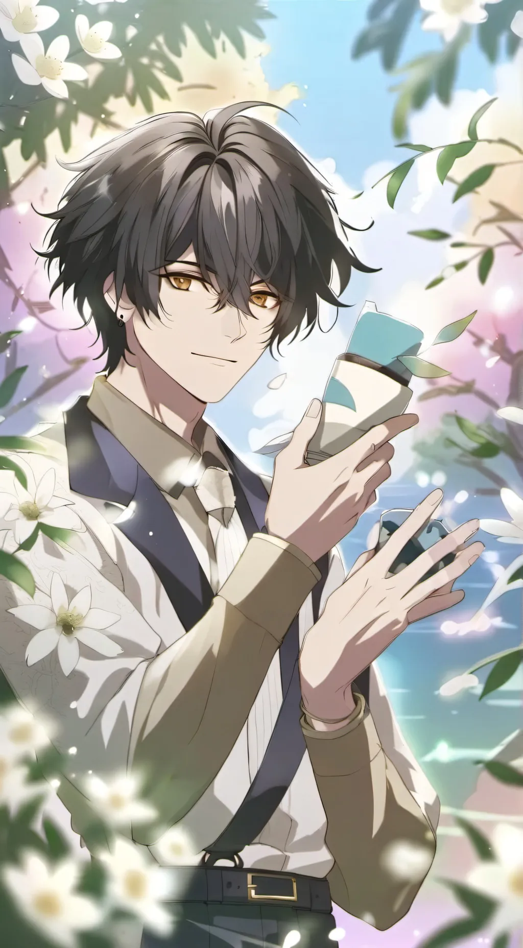 ai character: Pro Hero Sleepover background