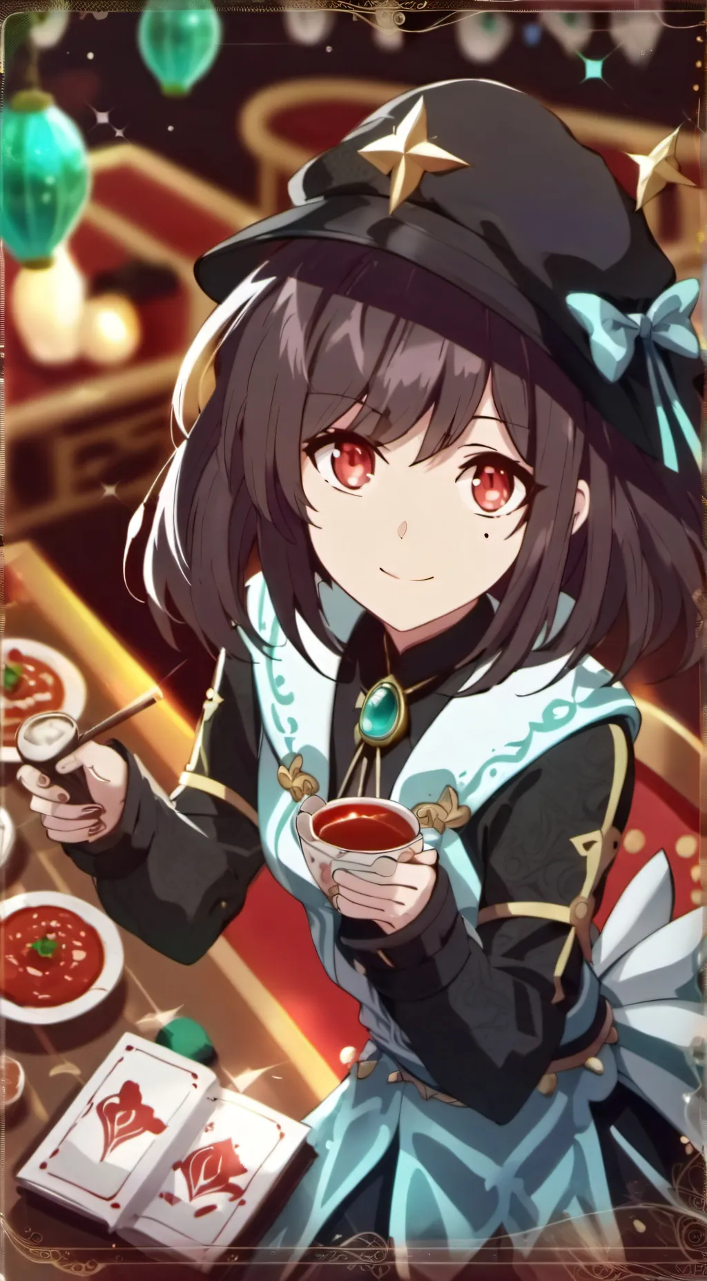 ai character: demon slayer  background