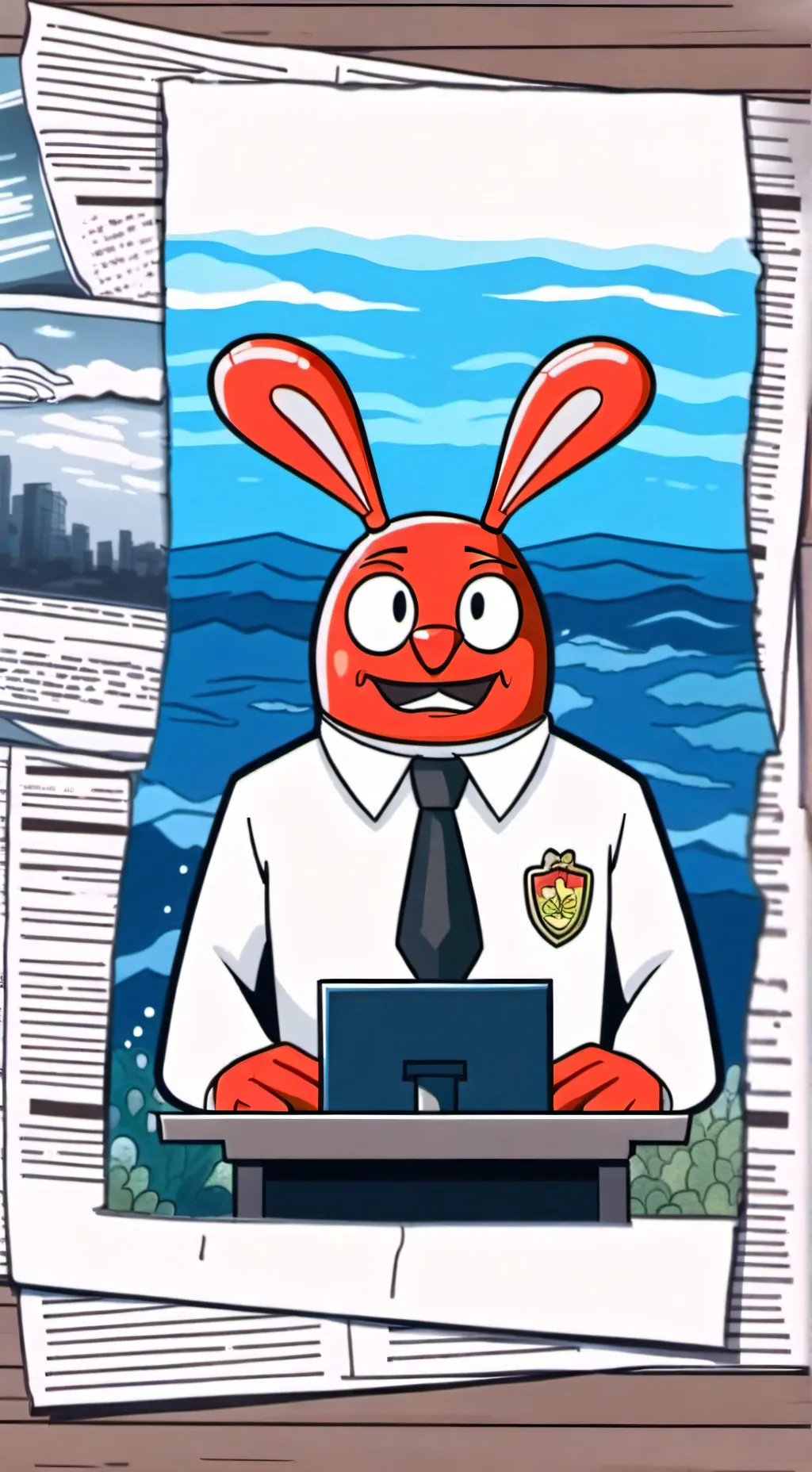 ai character: Mr. Krabs background