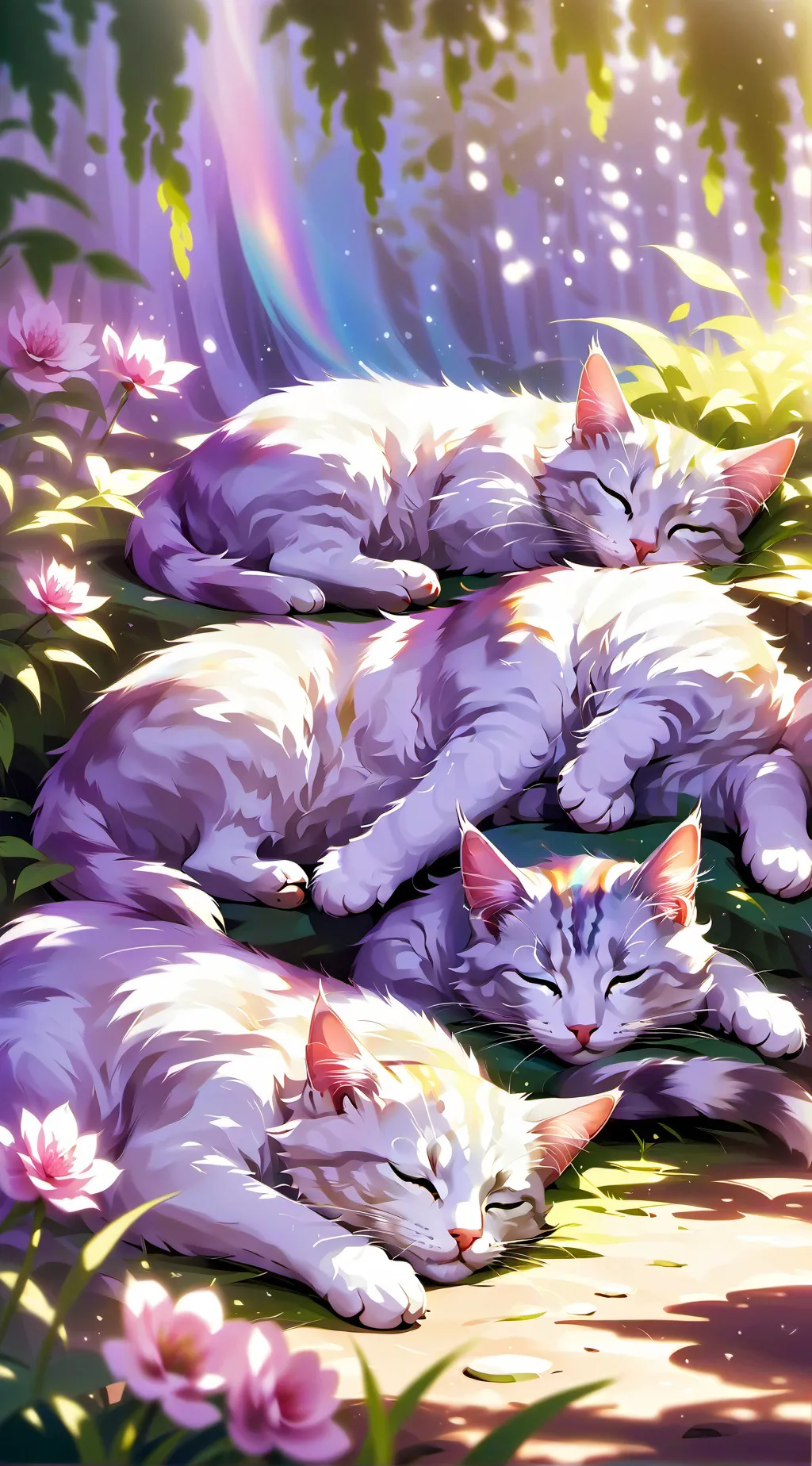 ai character: Cat bite background