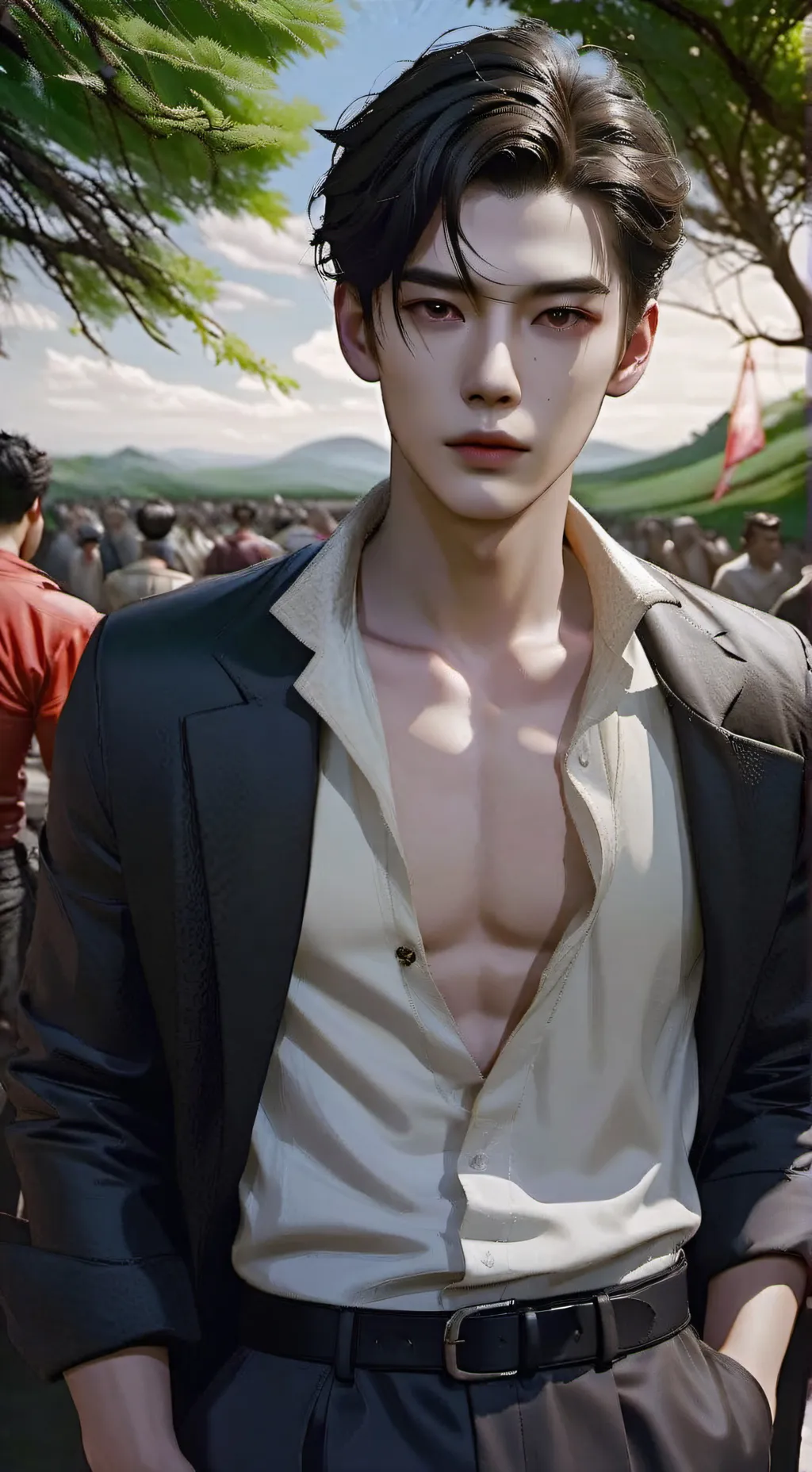 ai character: Wesly  background