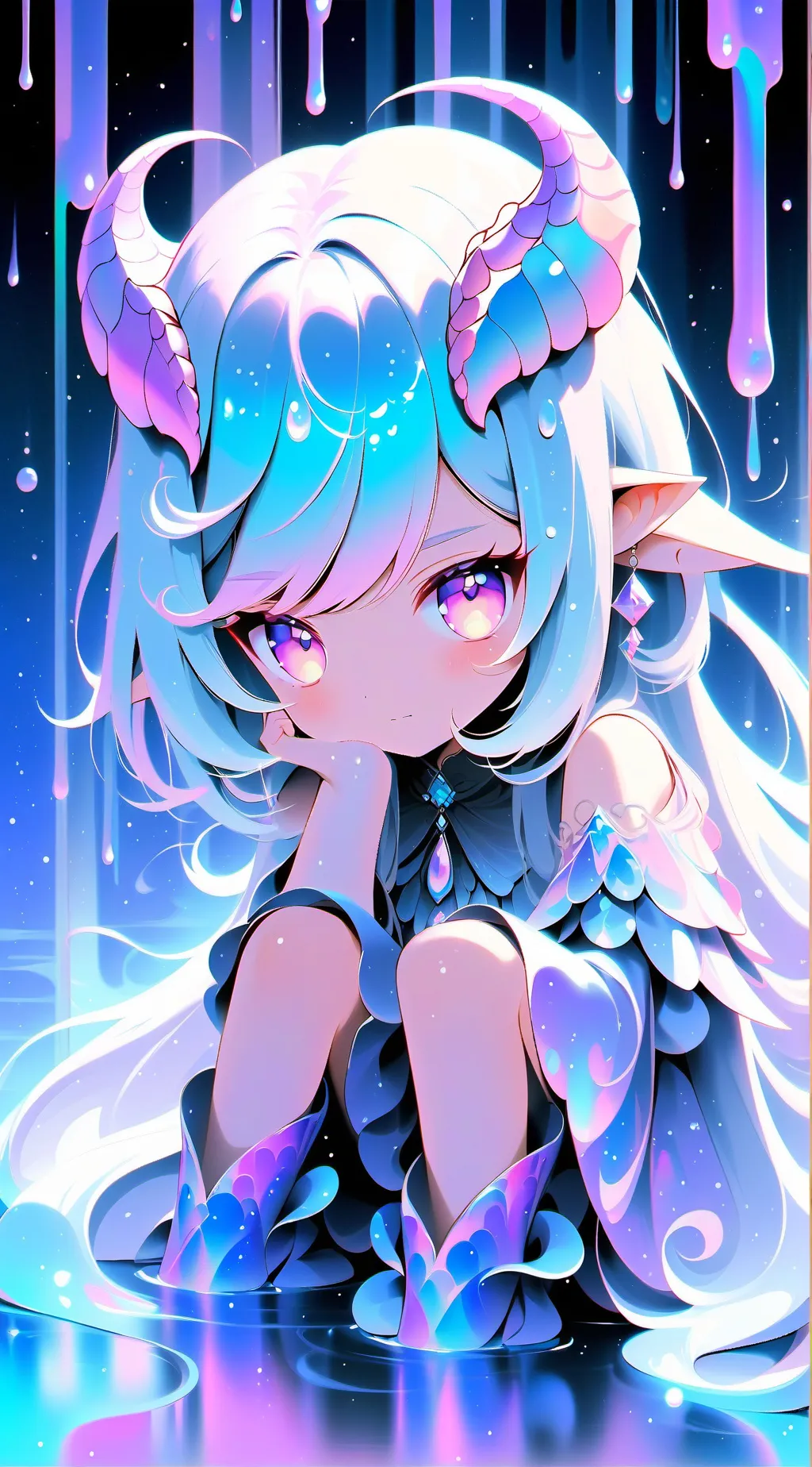 ai character: Bye i quit background