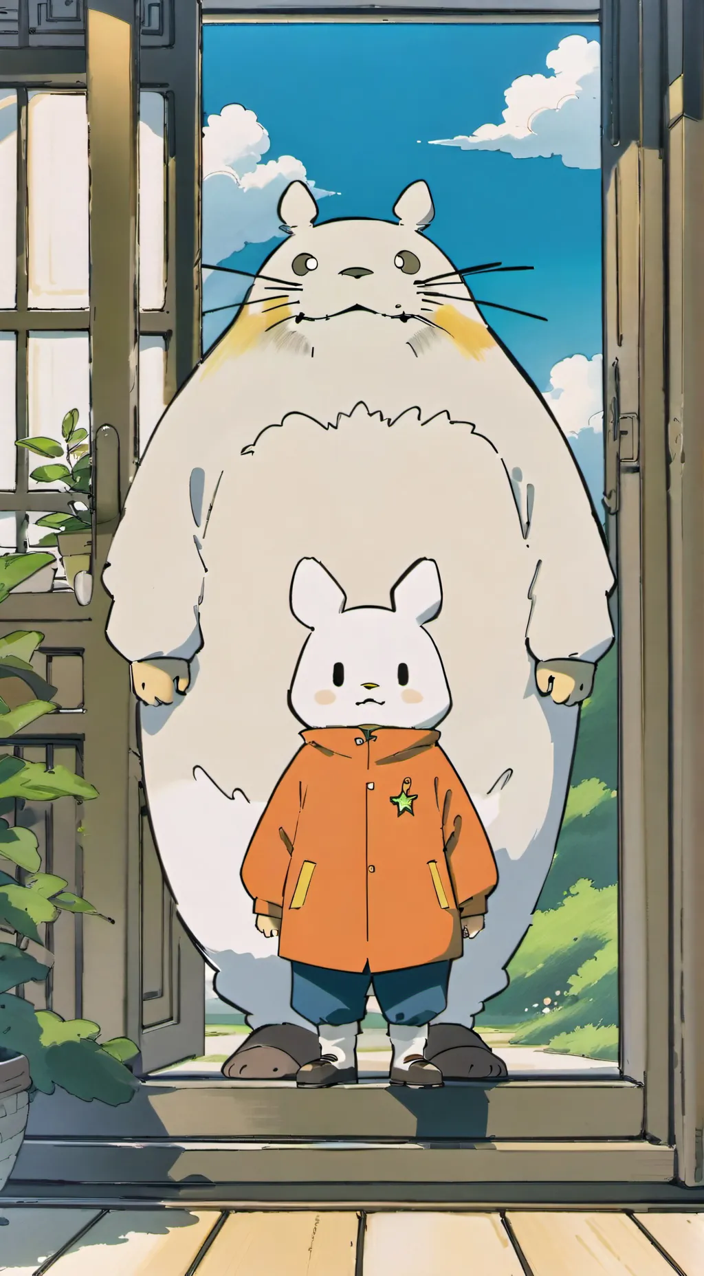 ai character: sanegiyuu! AGAIN background