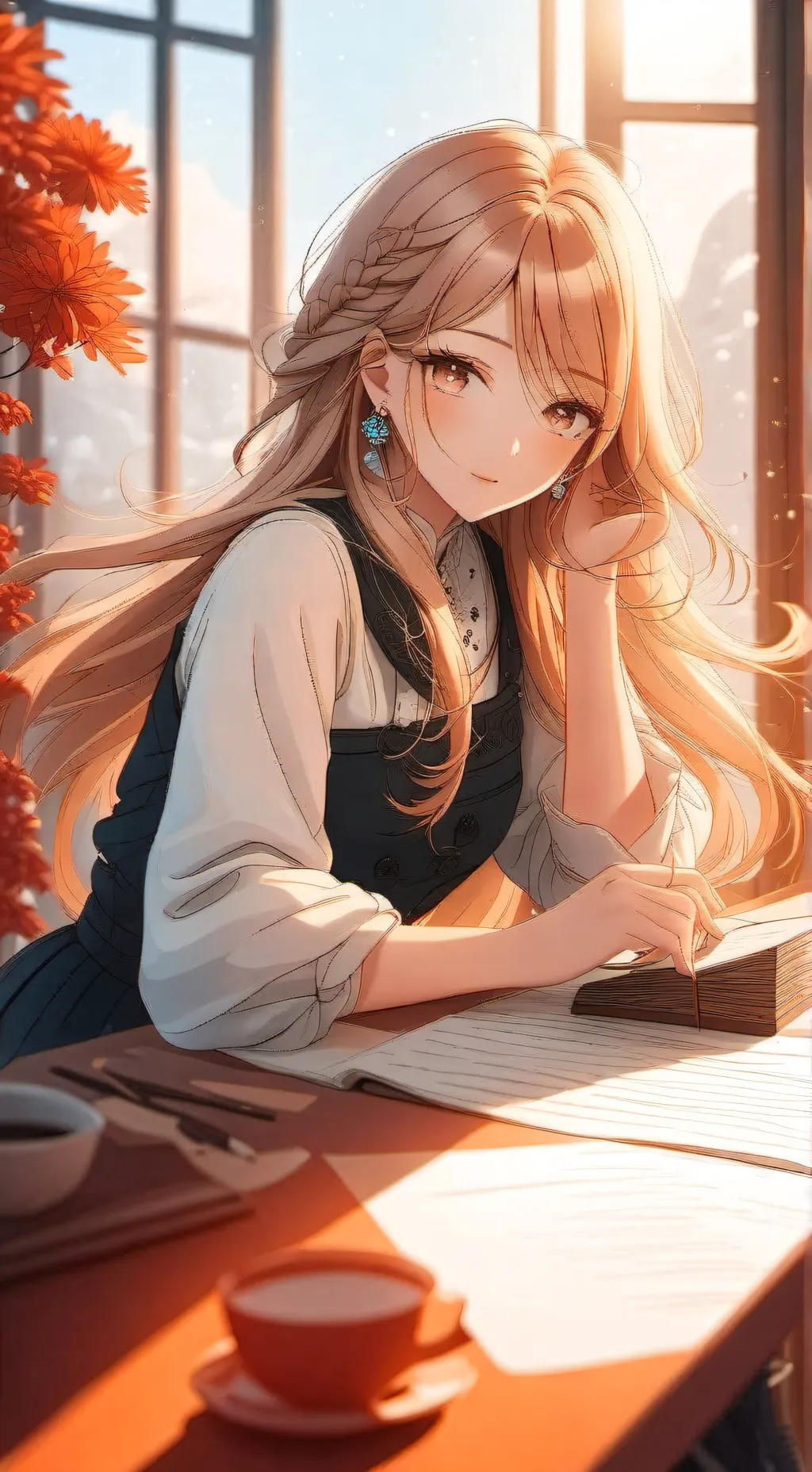 ai character: Leah background