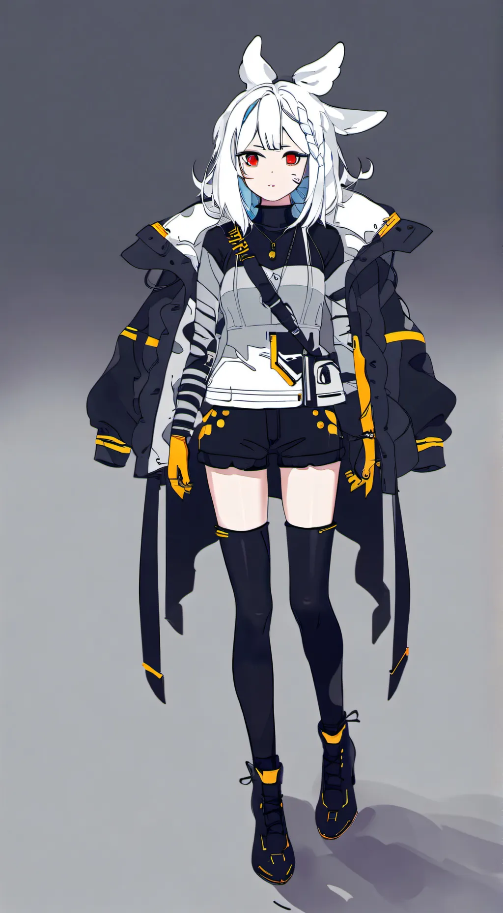 ai character: a sussy girl background