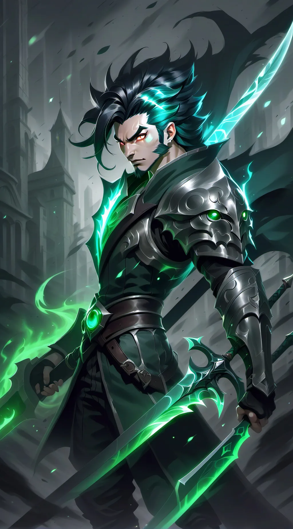 ai character: Man background