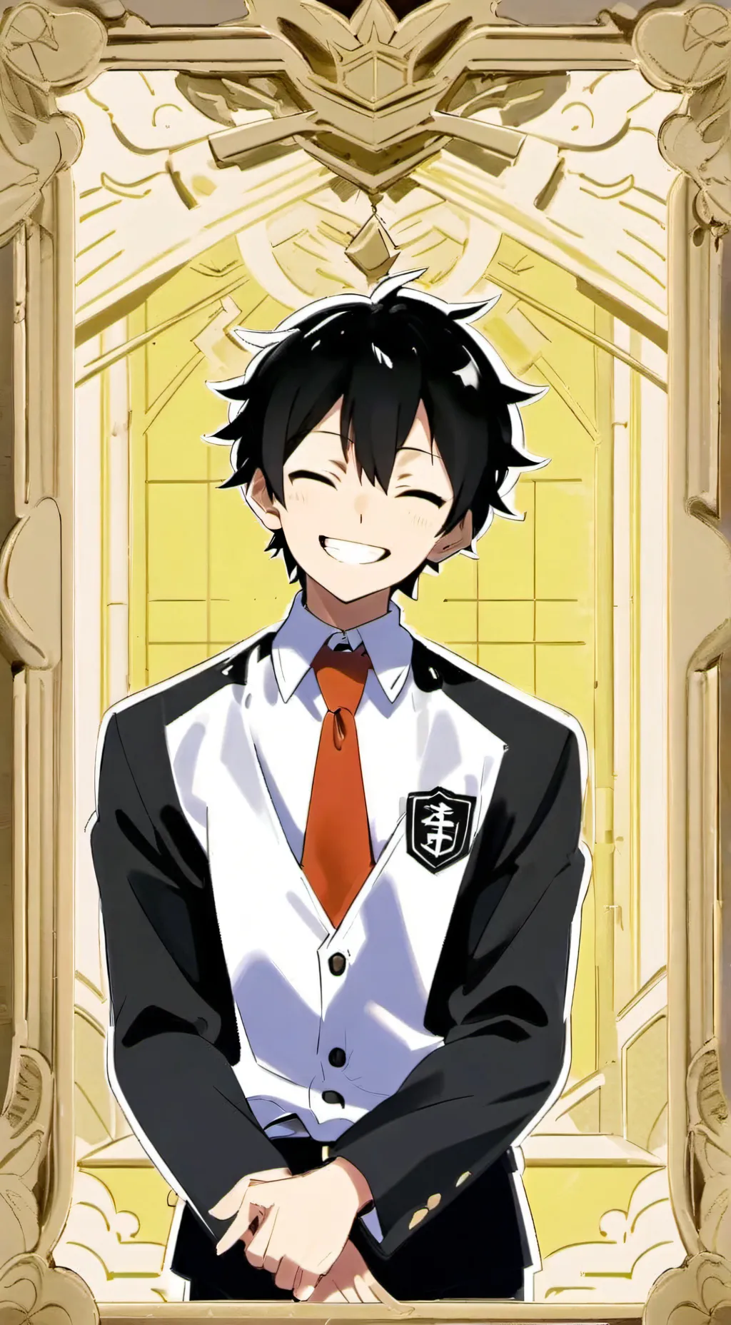 ai character: mha MEME- background