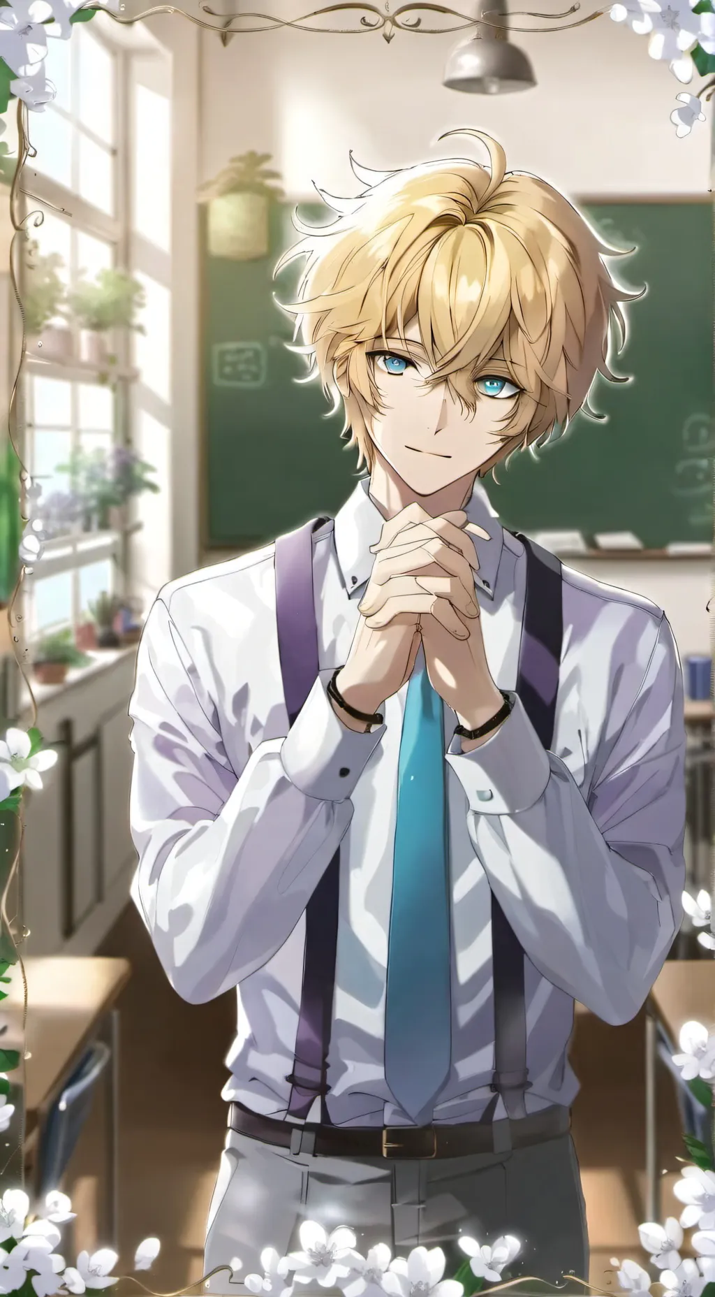 ai character: remin  background