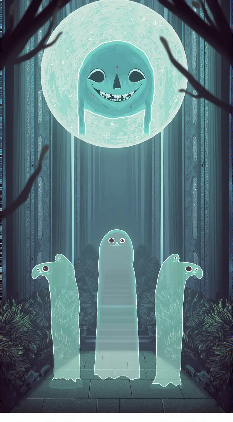 ai character: scary background