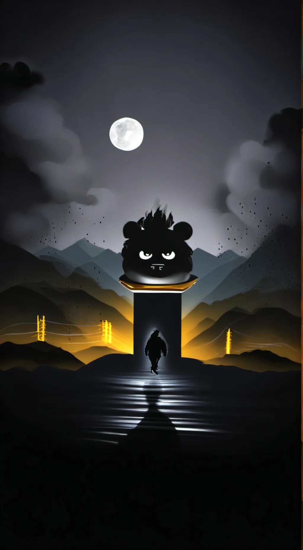 ai character: >..Godness..< background