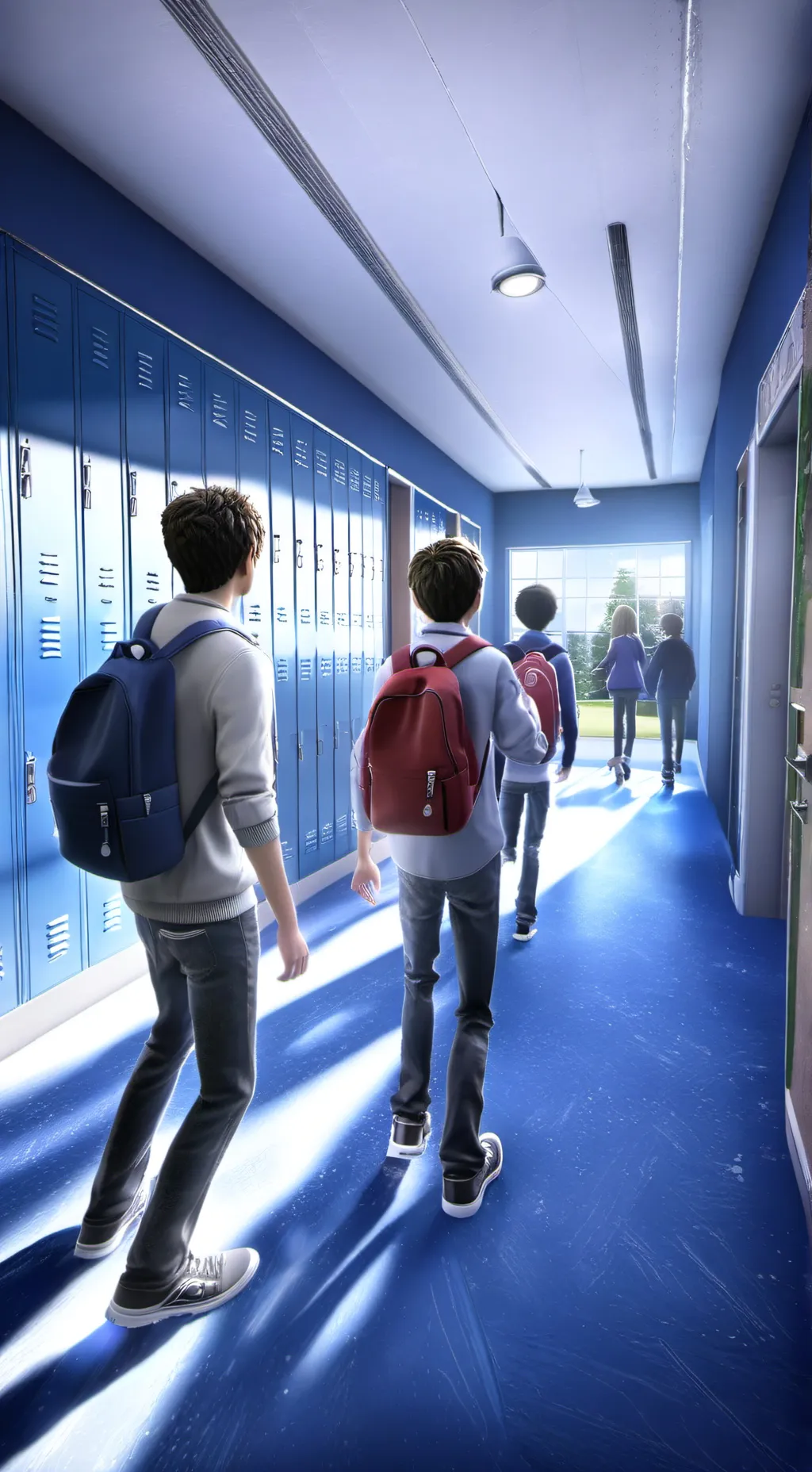 ai character: SCHOOL GANGS background