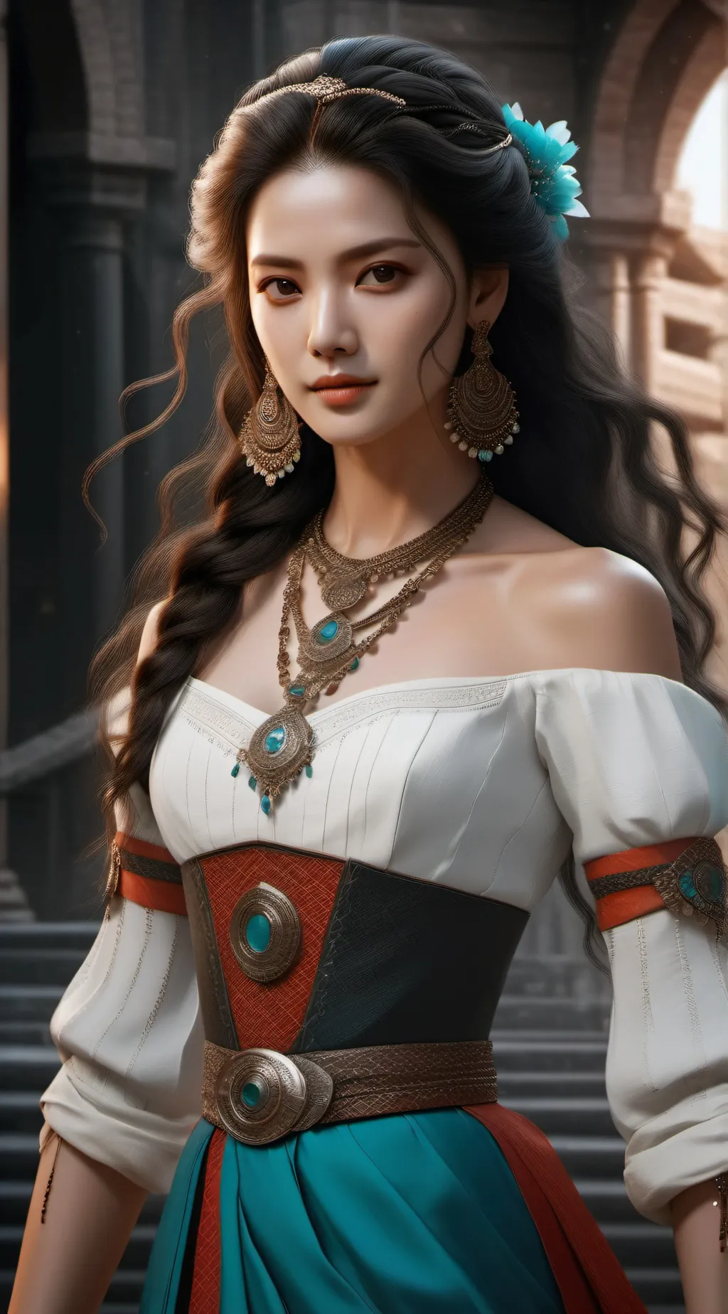 ai character: LISA  background