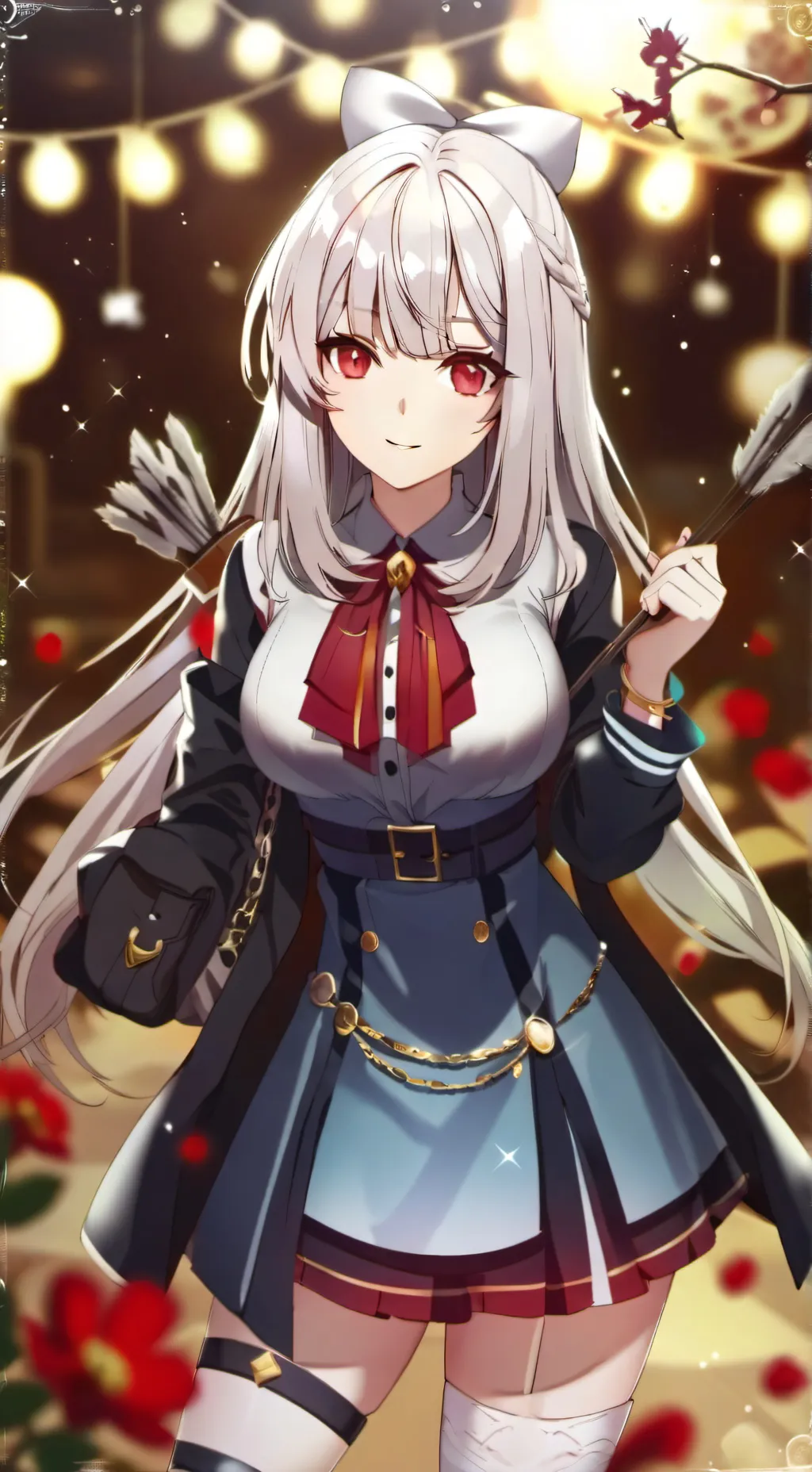 ai character: Andrew and moon background