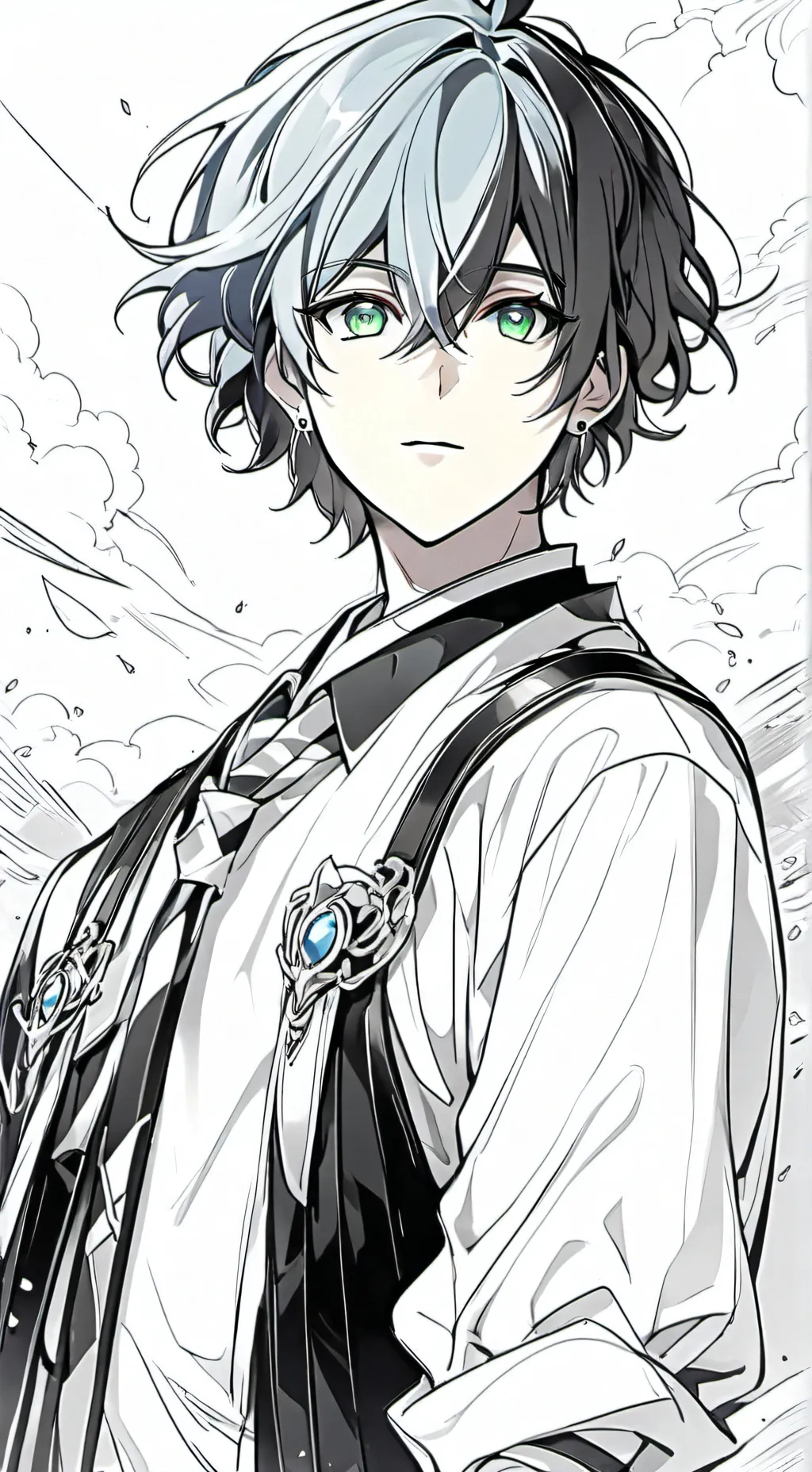 ai character: 时初 background