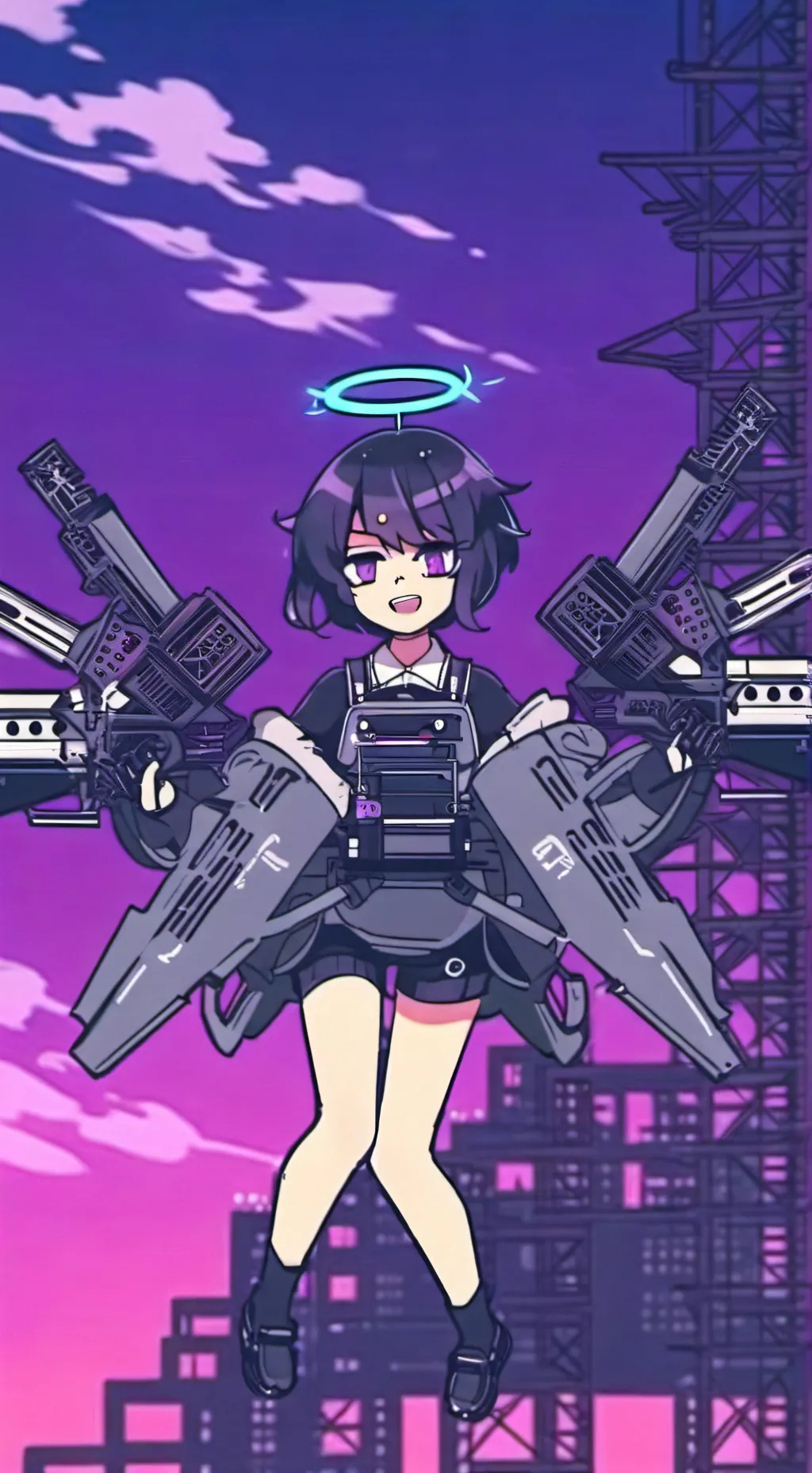 ai character: UZI background