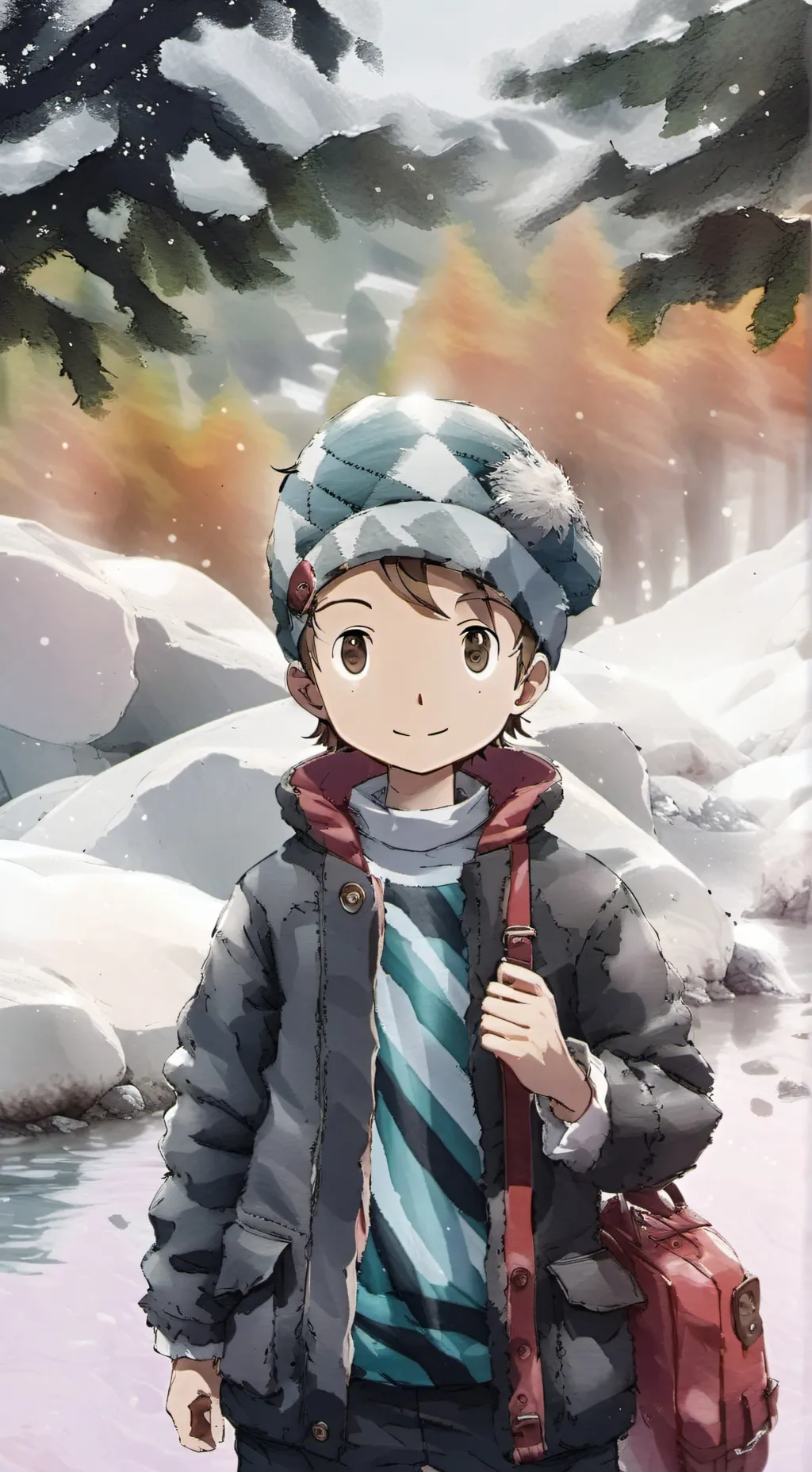 ai character:  nakimoto background