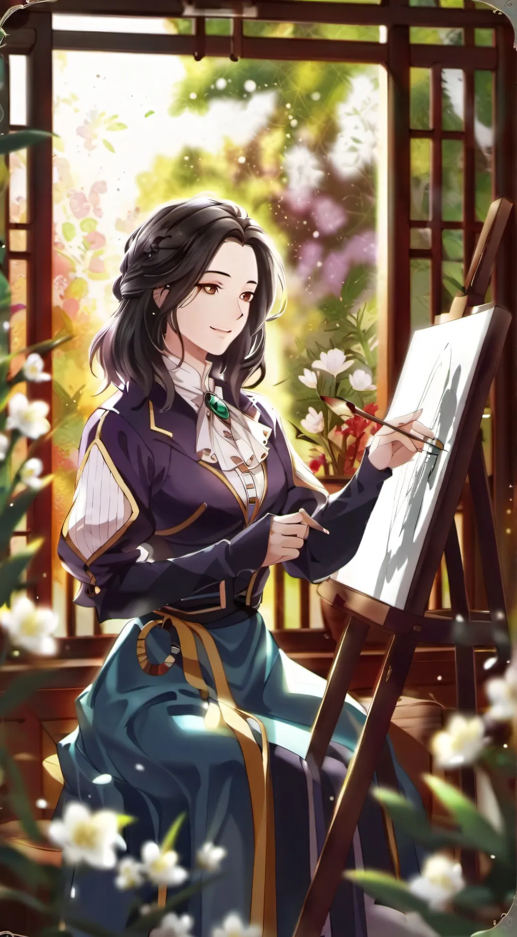 ai character: Raven background