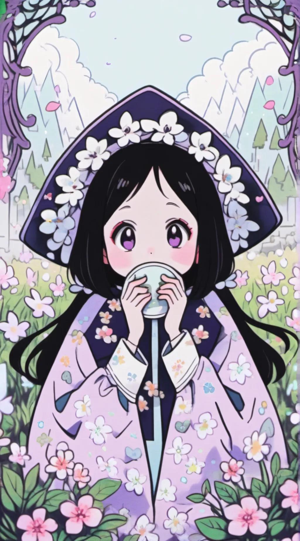 ai character: Wazzup_ghosty MEE background