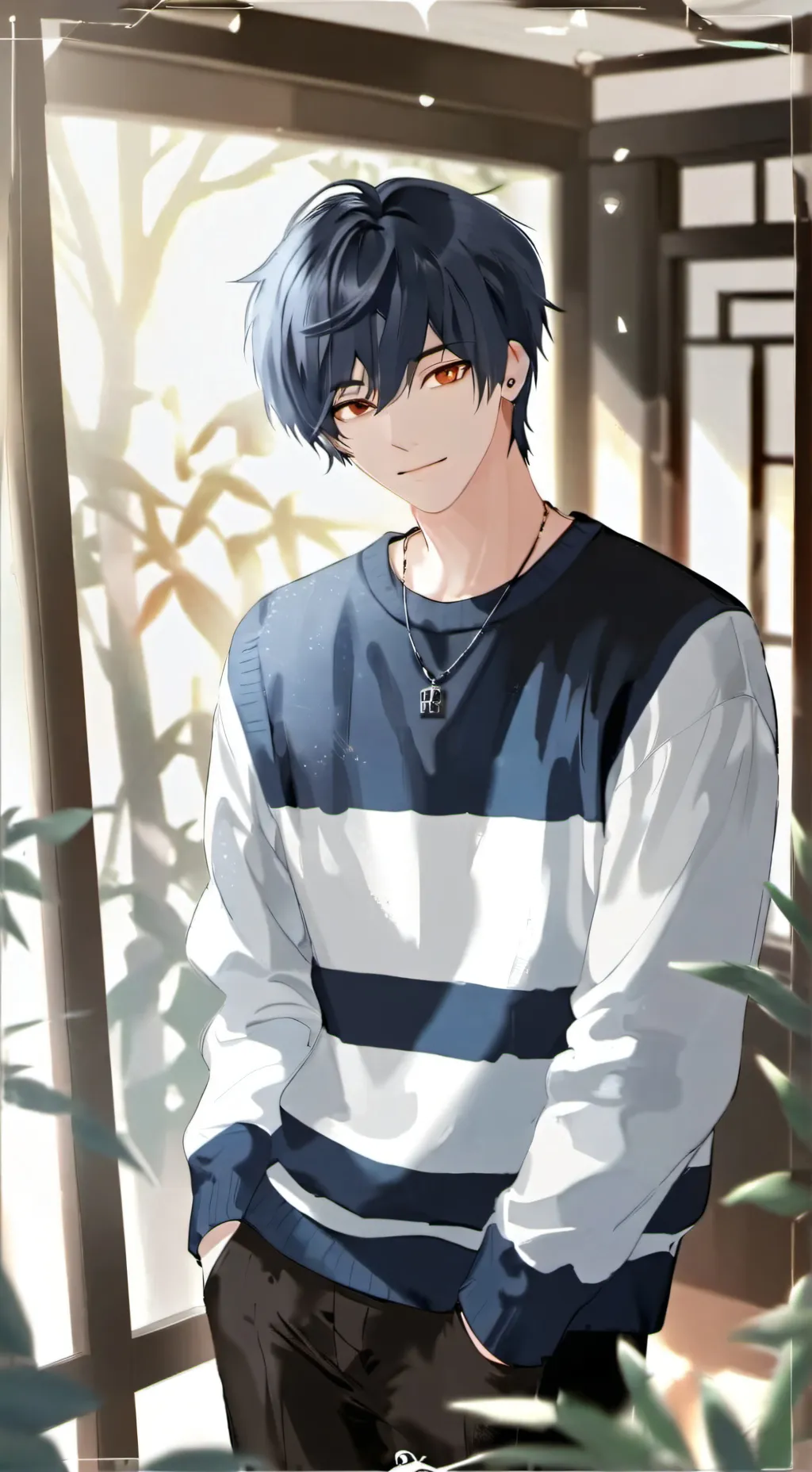 ai character: damian background