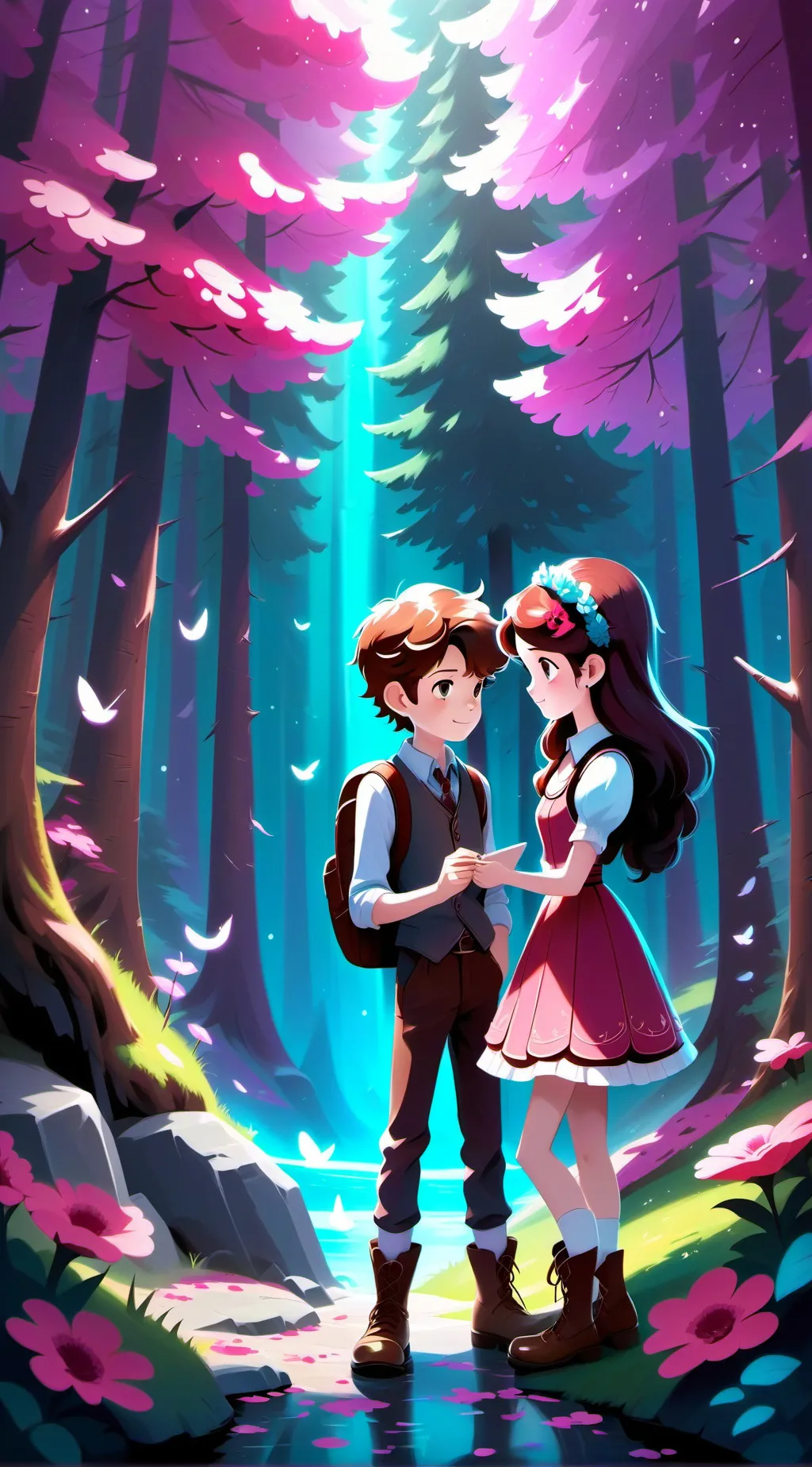 ai character: Pinecest background