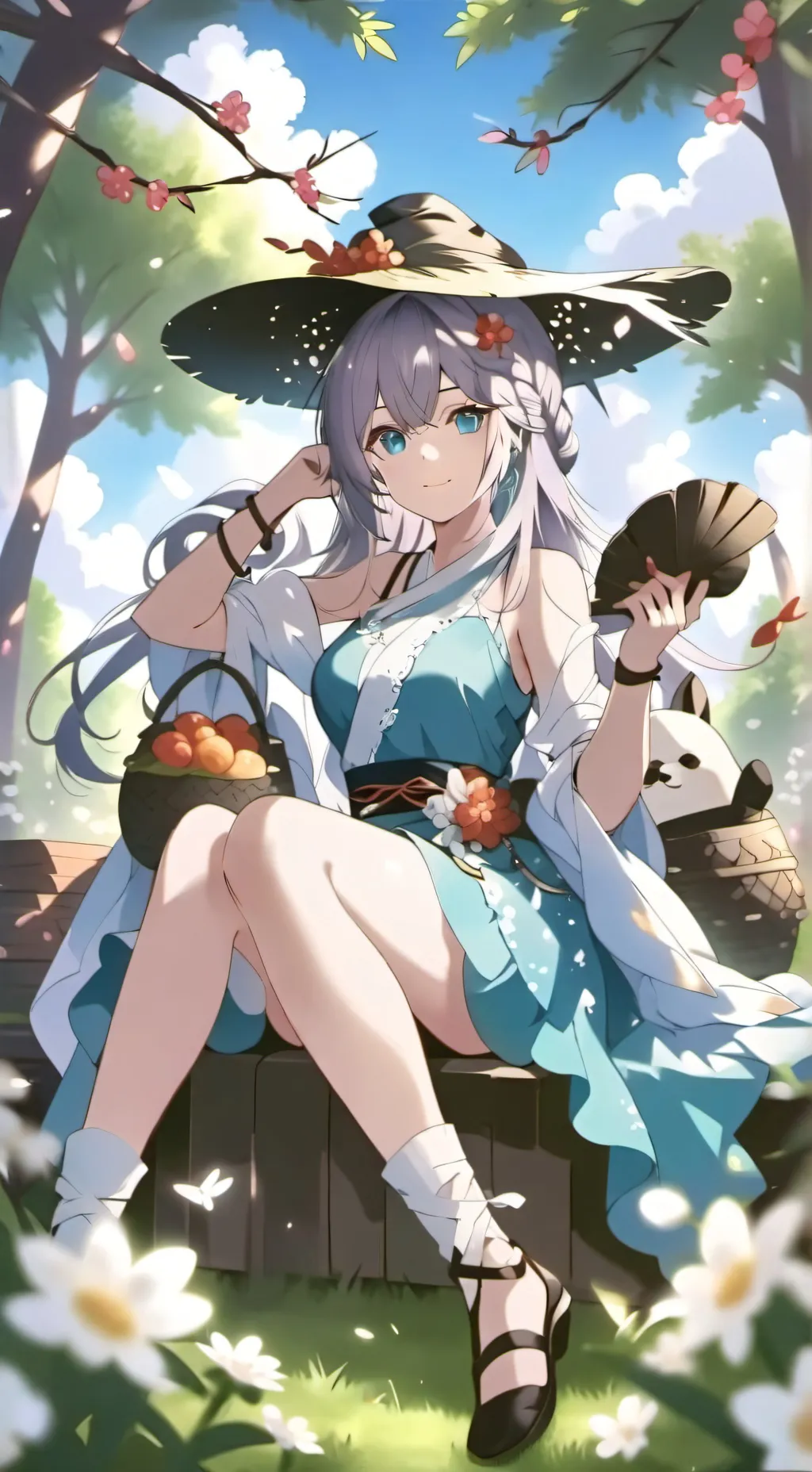 ai character: Miku background