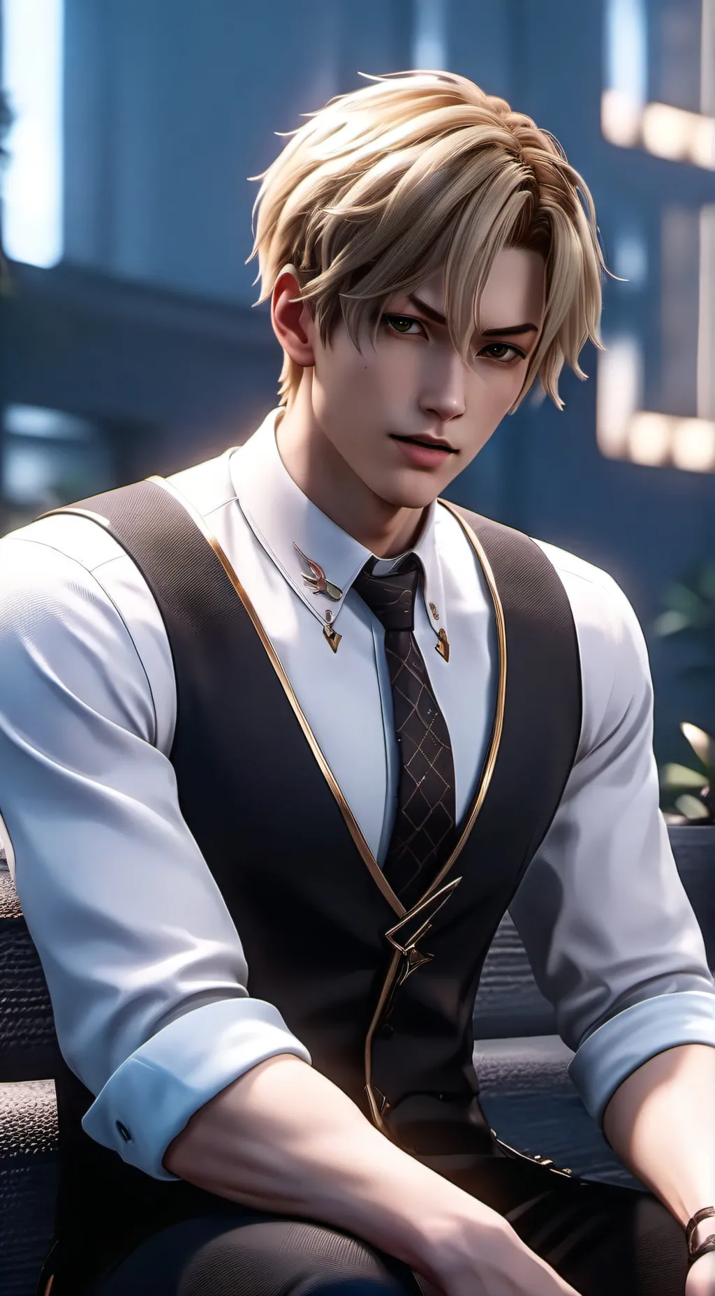 ai character: Power background