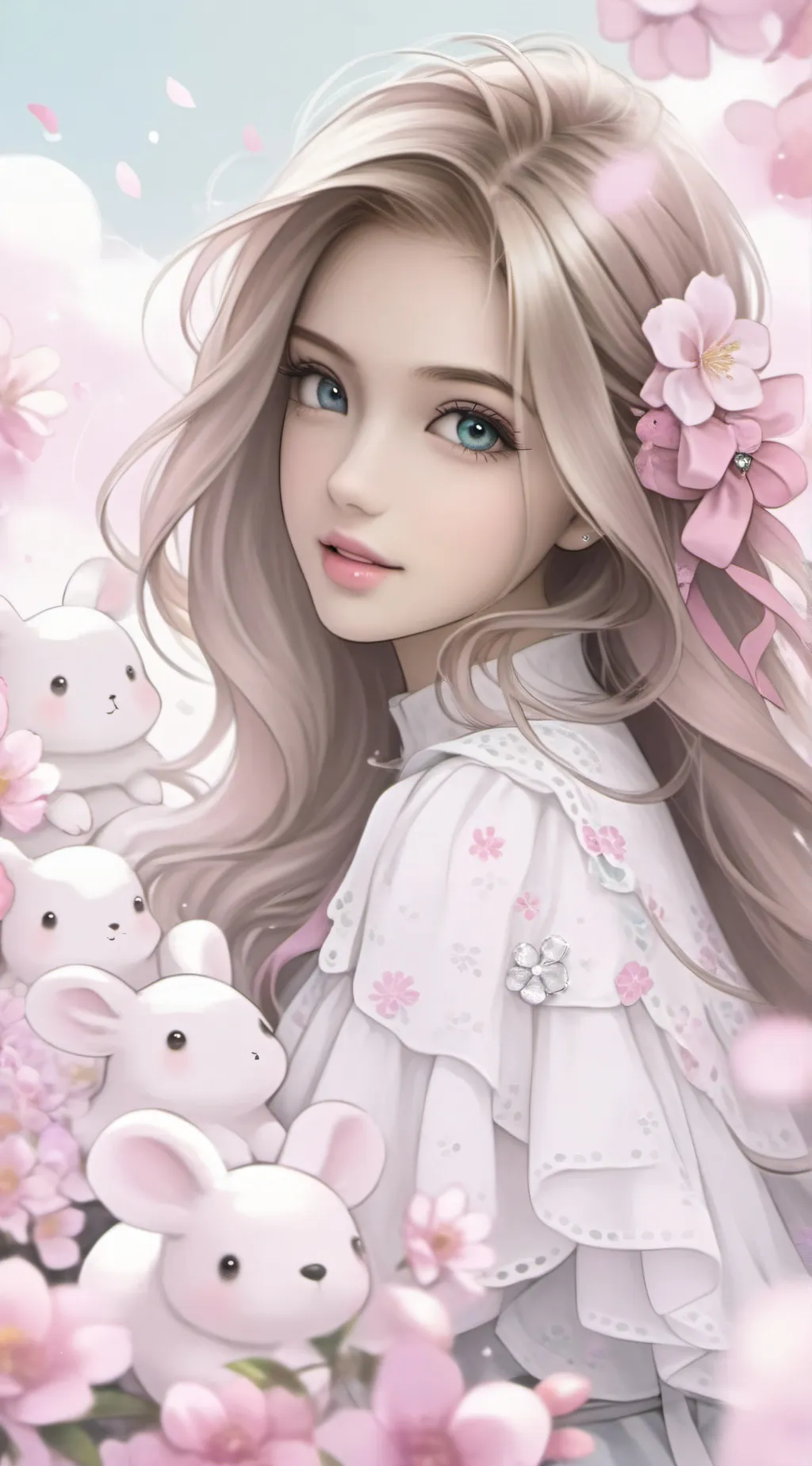 ai character: Lily background