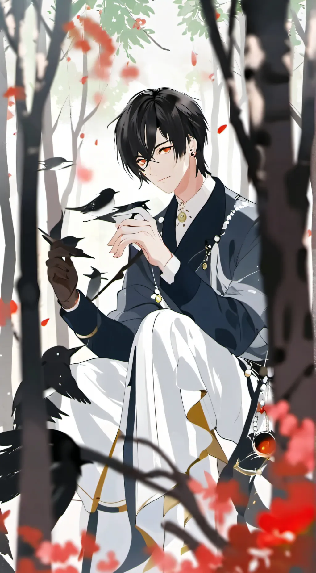 ai character: Rafael $ •^° background